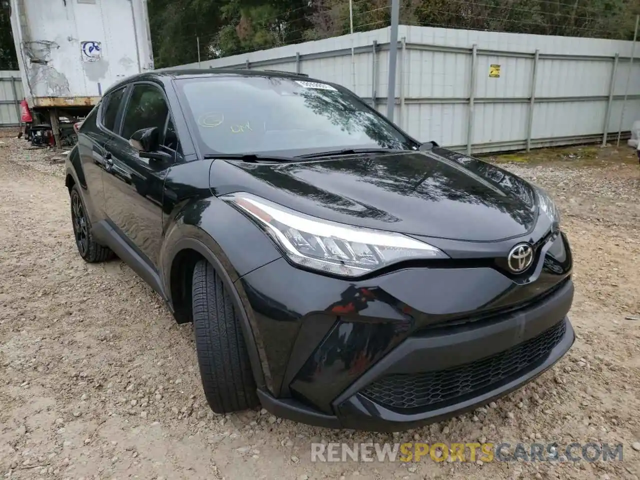 1 Photograph of a damaged car JTNKHMBX8M1124192 TOYOTA C-HR 2021