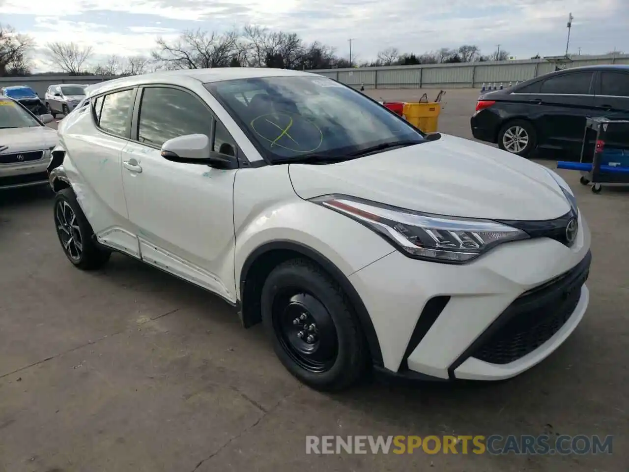 1 Photograph of a damaged car JTNKHMBX9M1097164 TOYOTA C-HR 2021