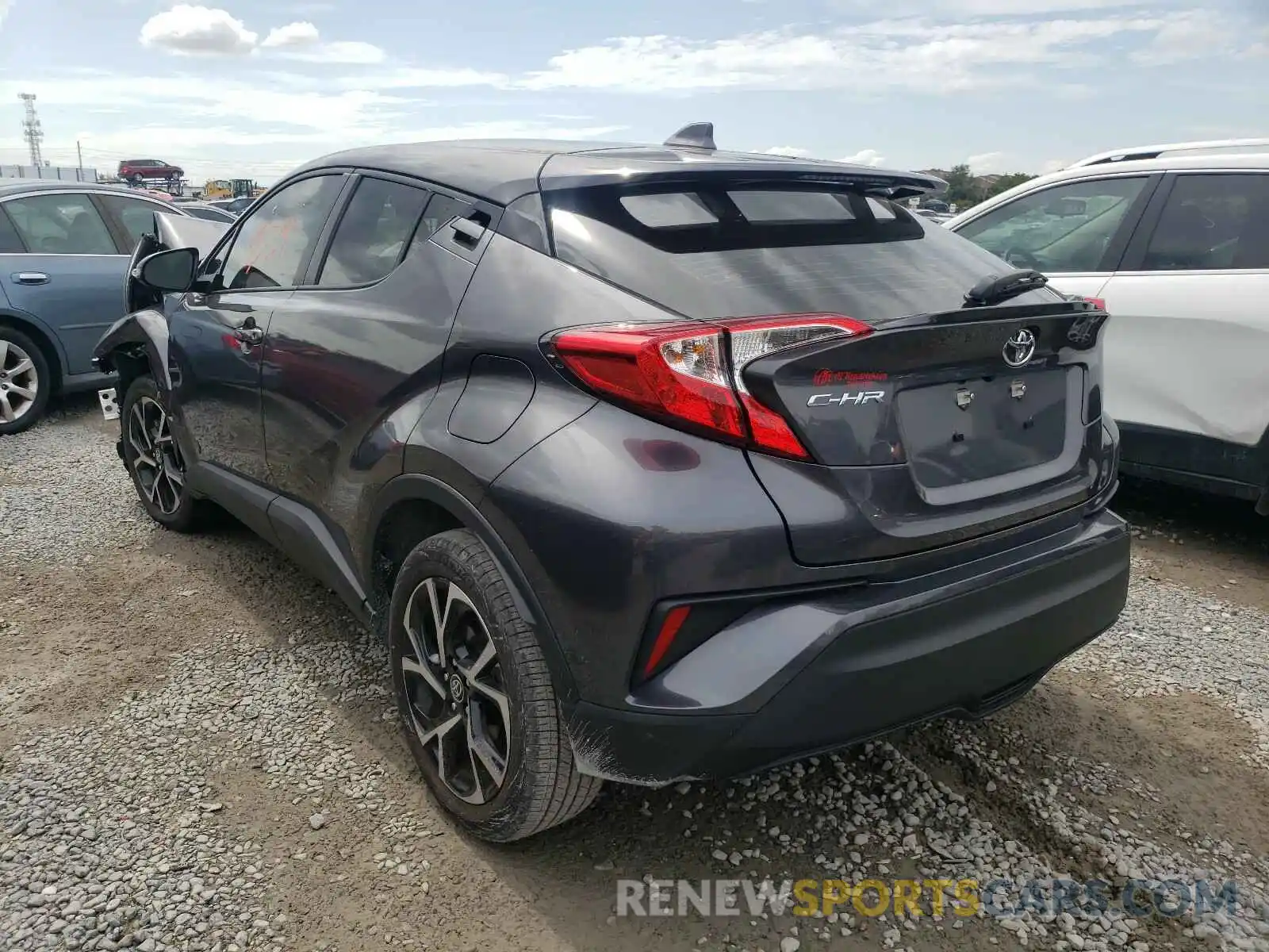 3 Photograph of a damaged car JTNKHMBX9M1099321 TOYOTA C-HR 2021