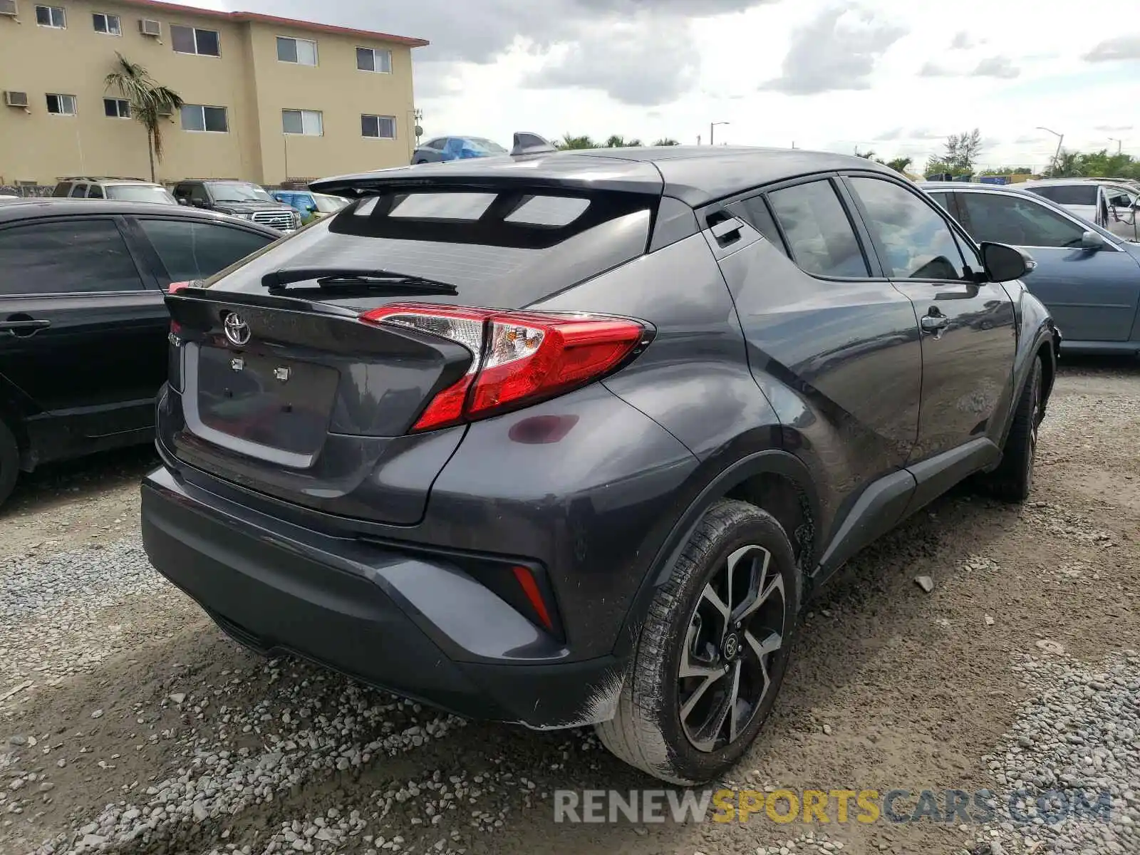 4 Photograph of a damaged car JTNKHMBX9M1099321 TOYOTA C-HR 2021