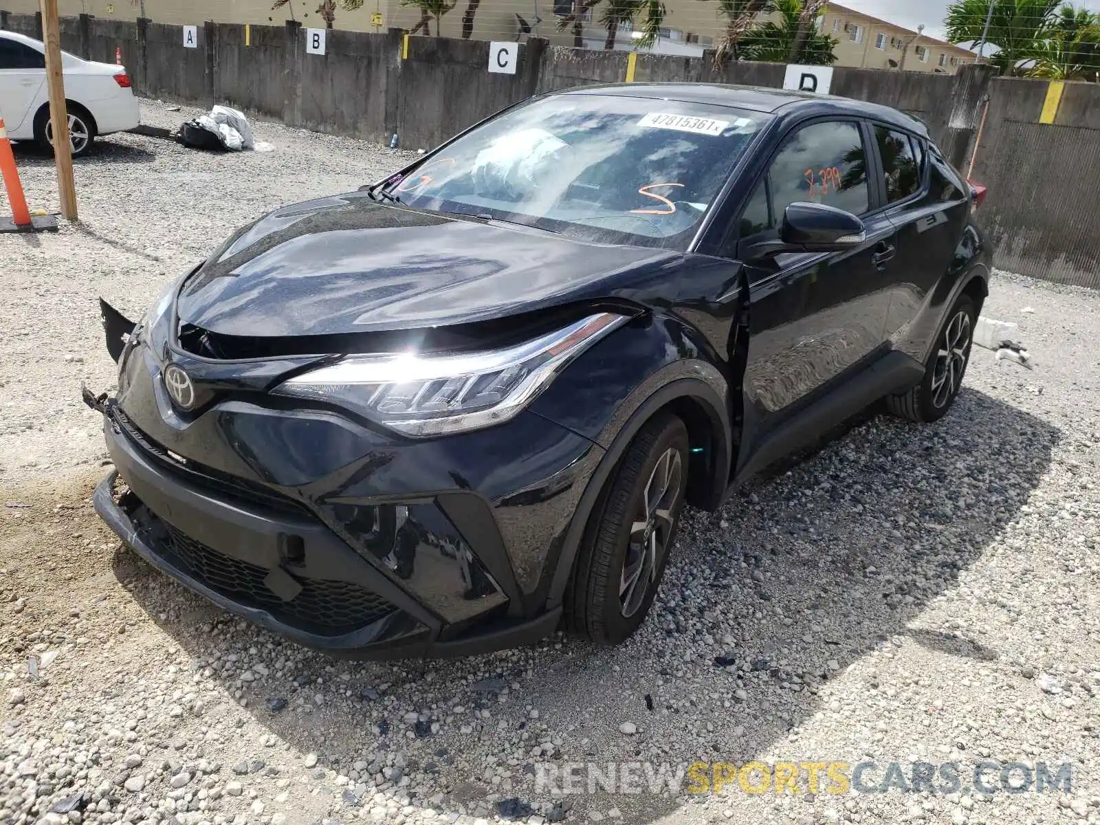 2 Photograph of a damaged car JTNKHMBX9M1100189 TOYOTA C-HR 2021