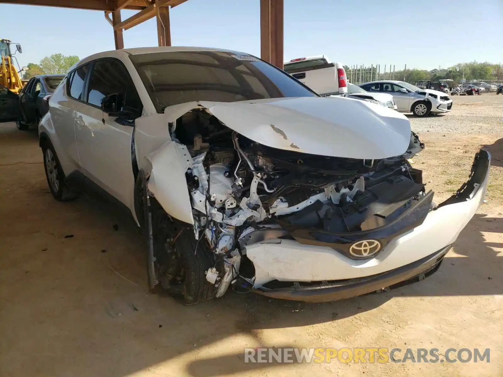 1 Photograph of a damaged car JTNKHMBX9M1105098 TOYOTA C-HR 2021