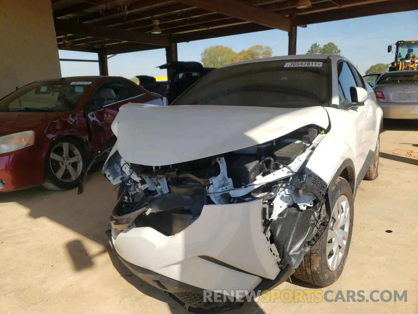 2 Photograph of a damaged car JTNKHMBX9M1105098 TOYOTA C-HR 2021