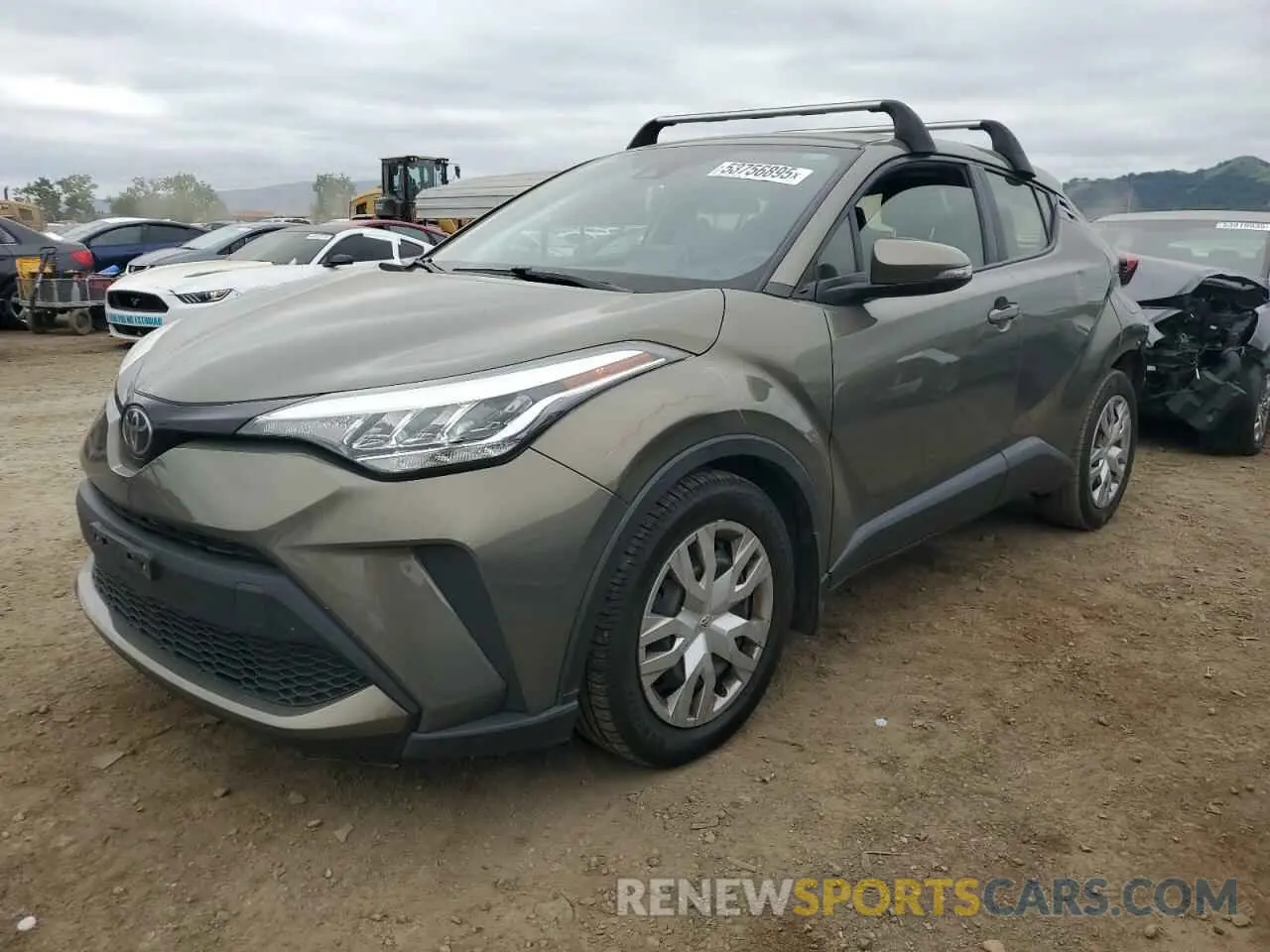 1 Photograph of a damaged car JTNKHMBX9M1106820 TOYOTA C-HR 2021