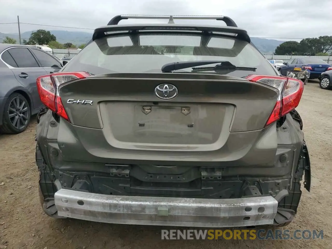 6 Photograph of a damaged car JTNKHMBX9M1106820 TOYOTA C-HR 2021