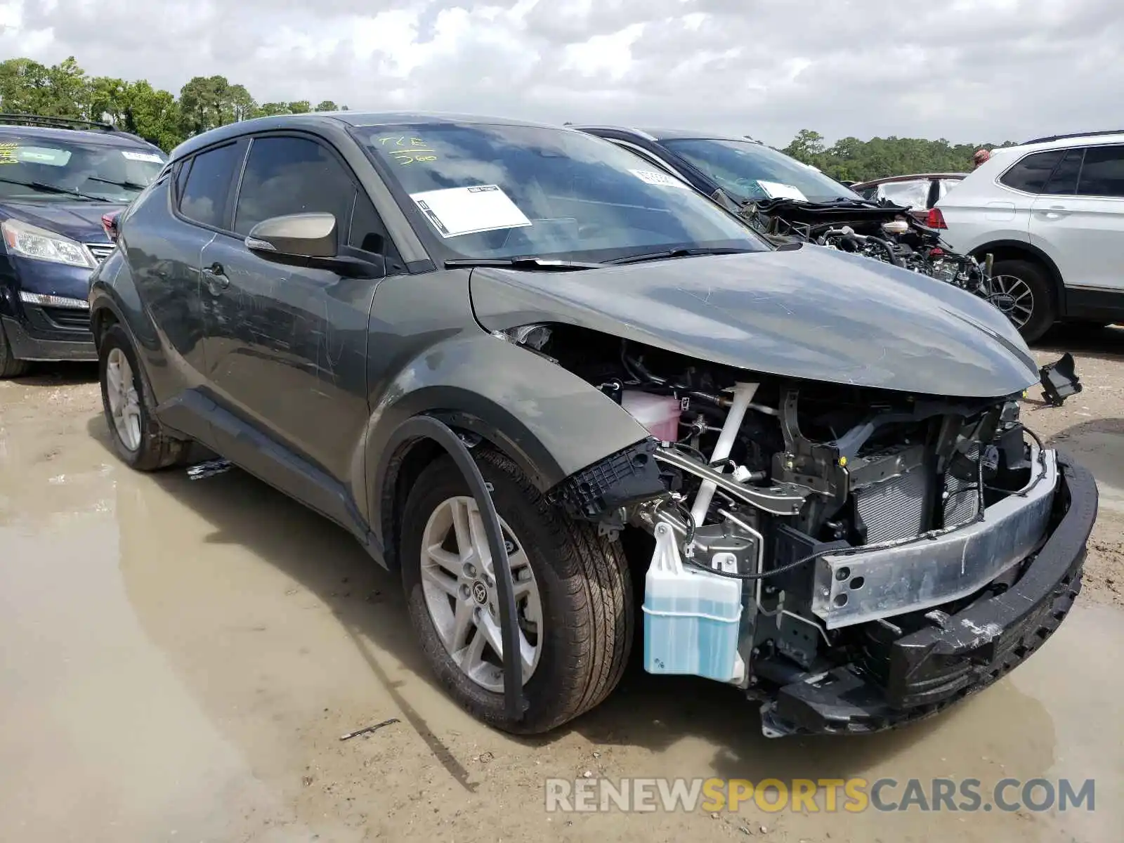 1 Photograph of a damaged car JTNKHMBX9M1108650 TOYOTA C-HR 2021