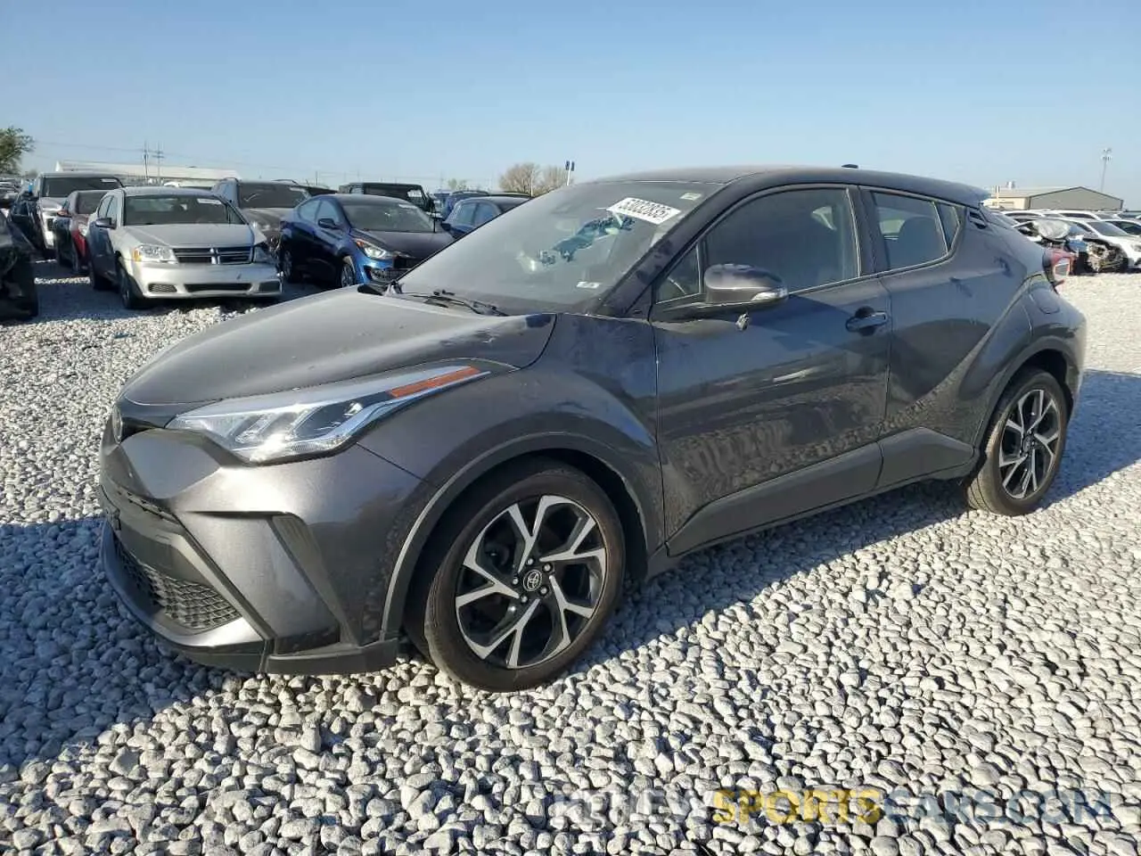 1 Photograph of a damaged car JTNKHMBX9M1109829 TOYOTA C-HR 2021