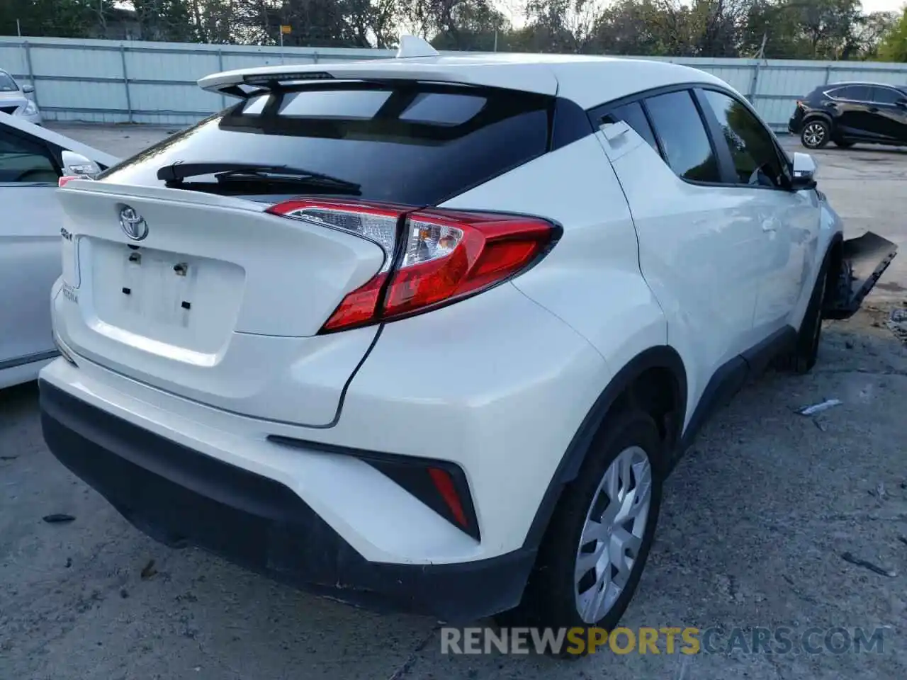 4 Photograph of a damaged car JTNKHMBX9M1110169 TOYOTA C-HR 2021