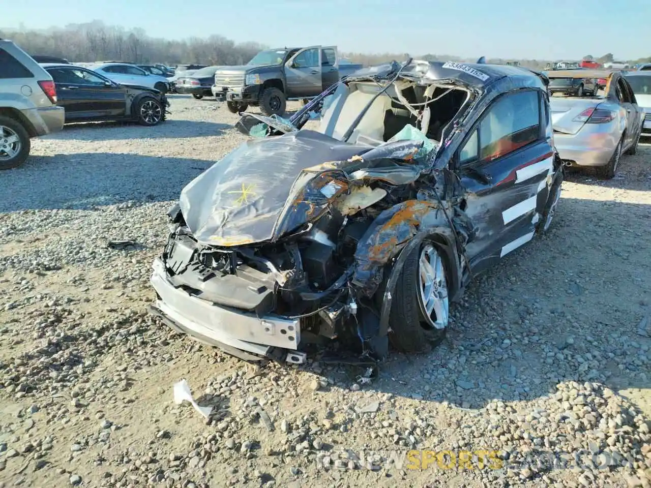 2 Photograph of a damaged car JTNKHMBX9M1111984 TOYOTA C-HR 2021