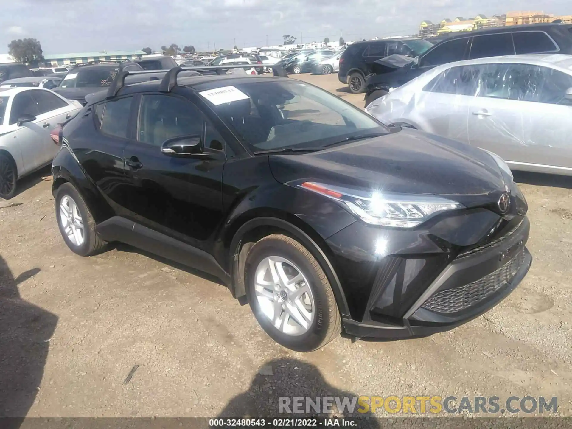 1 Photograph of a damaged car JTNKHMBX9M1113346 TOYOTA C-HR 2021