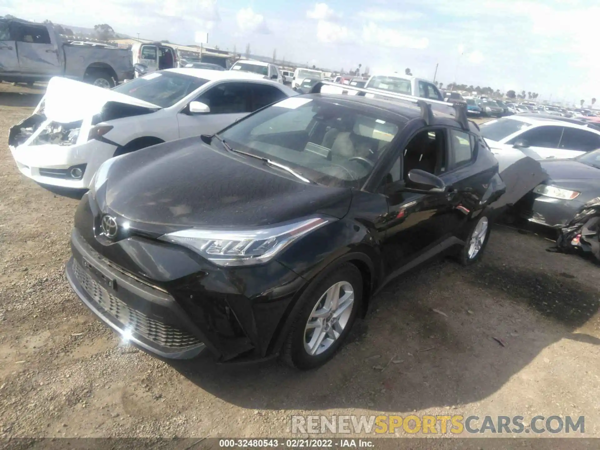 2 Photograph of a damaged car JTNKHMBX9M1113346 TOYOTA C-HR 2021