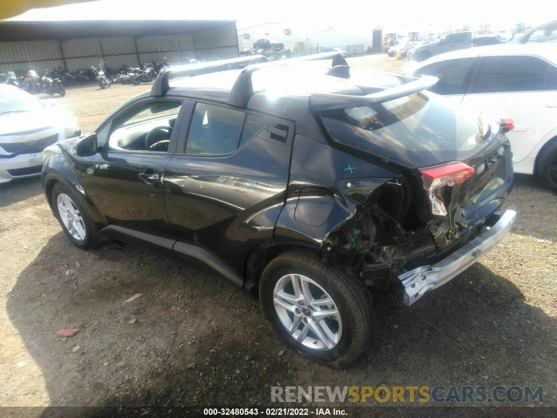 3 Photograph of a damaged car JTNKHMBX9M1113346 TOYOTA C-HR 2021