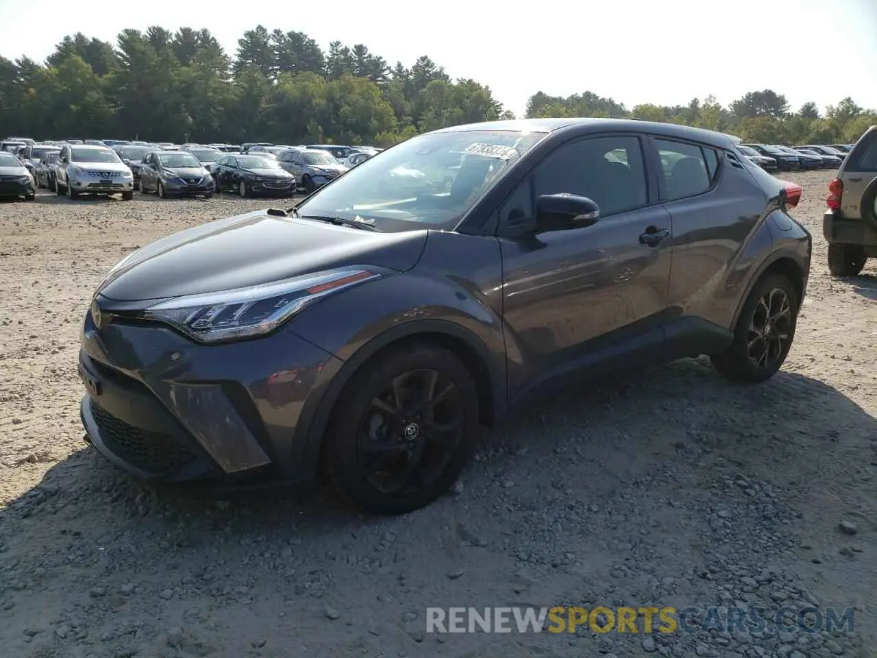 1 Photograph of a damaged car JTNKHMBX9M1114237 TOYOTA C-HR 2021