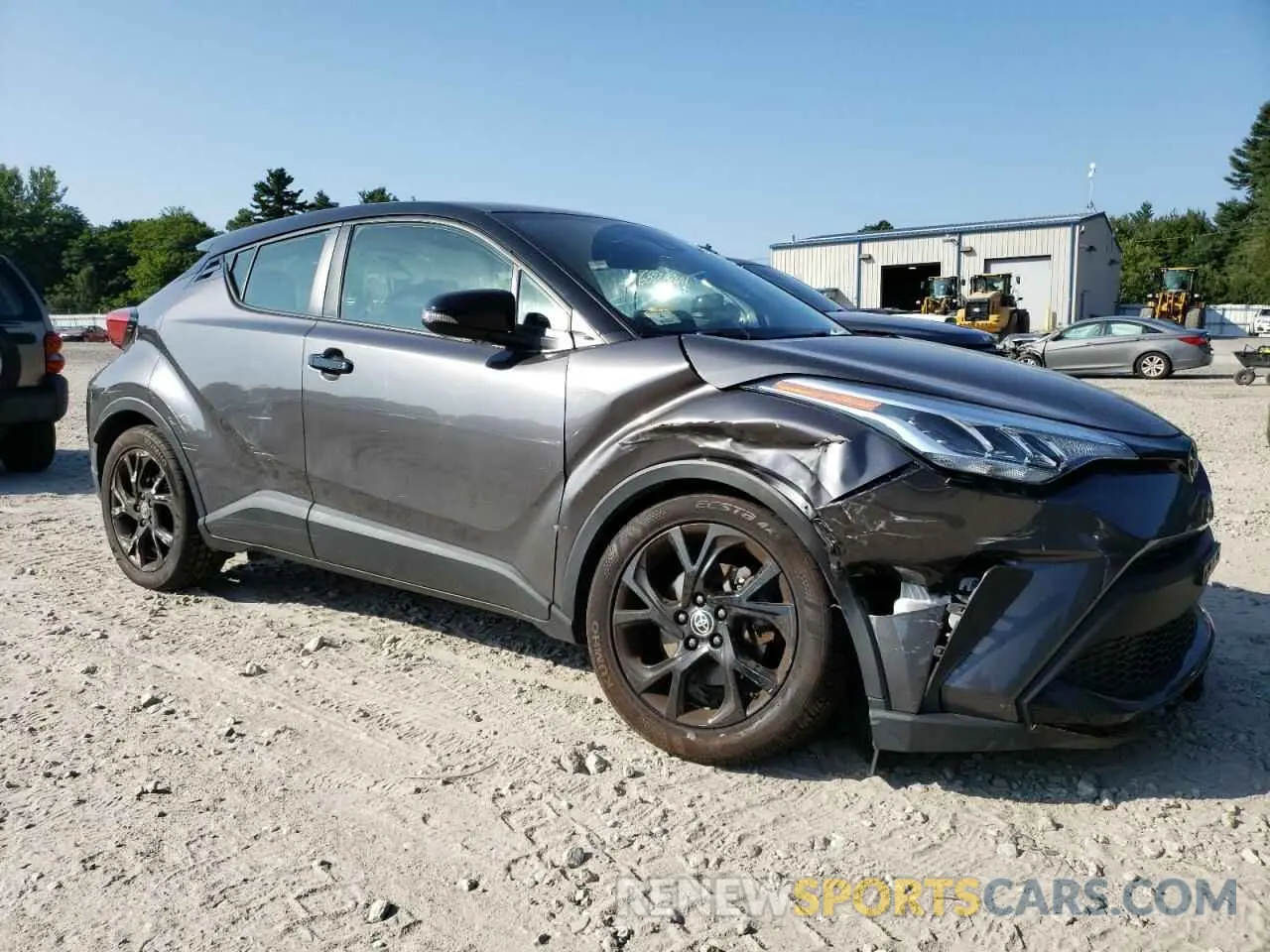4 Photograph of a damaged car JTNKHMBX9M1114237 TOYOTA C-HR 2021
