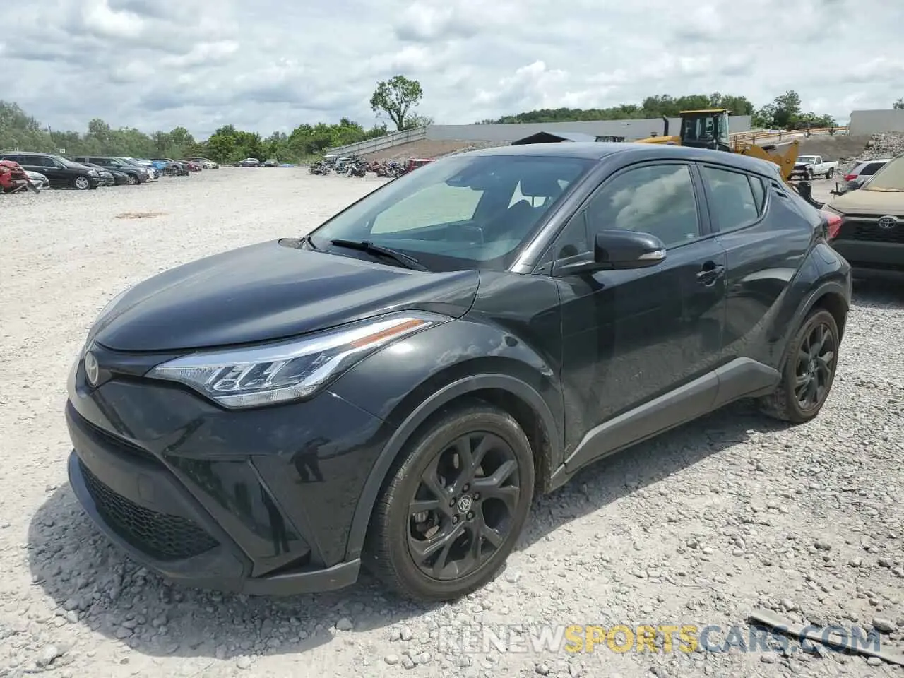 1 Photograph of a damaged car JTNKHMBX9M1117199 TOYOTA C-HR 2021