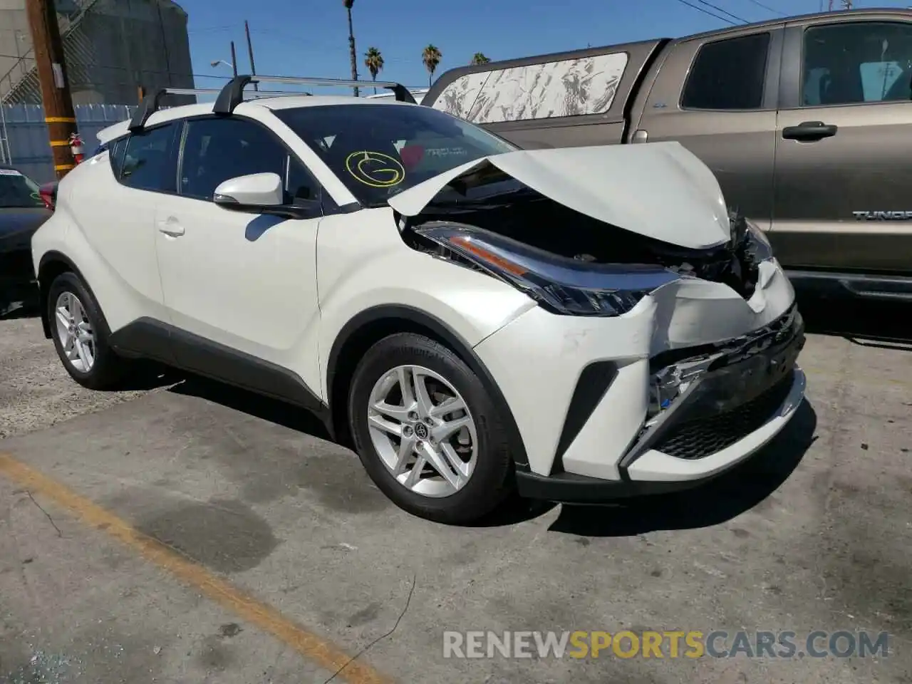 1 Photograph of a damaged car JTNKHMBX9M1119079 TOYOTA C-HR 2021