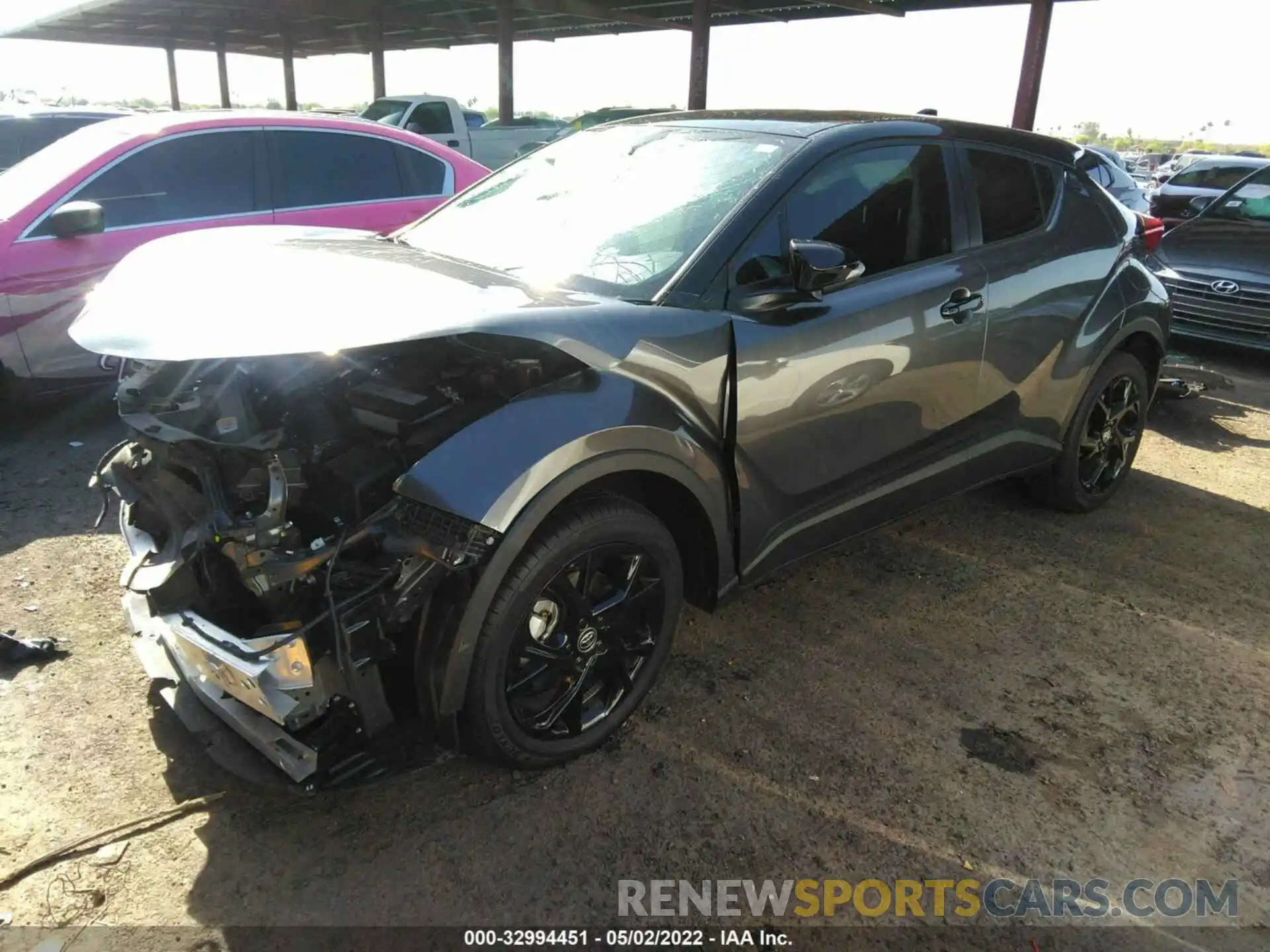 2 Photograph of a damaged car JTNKHMBX9M1121818 TOYOTA C-HR 2021