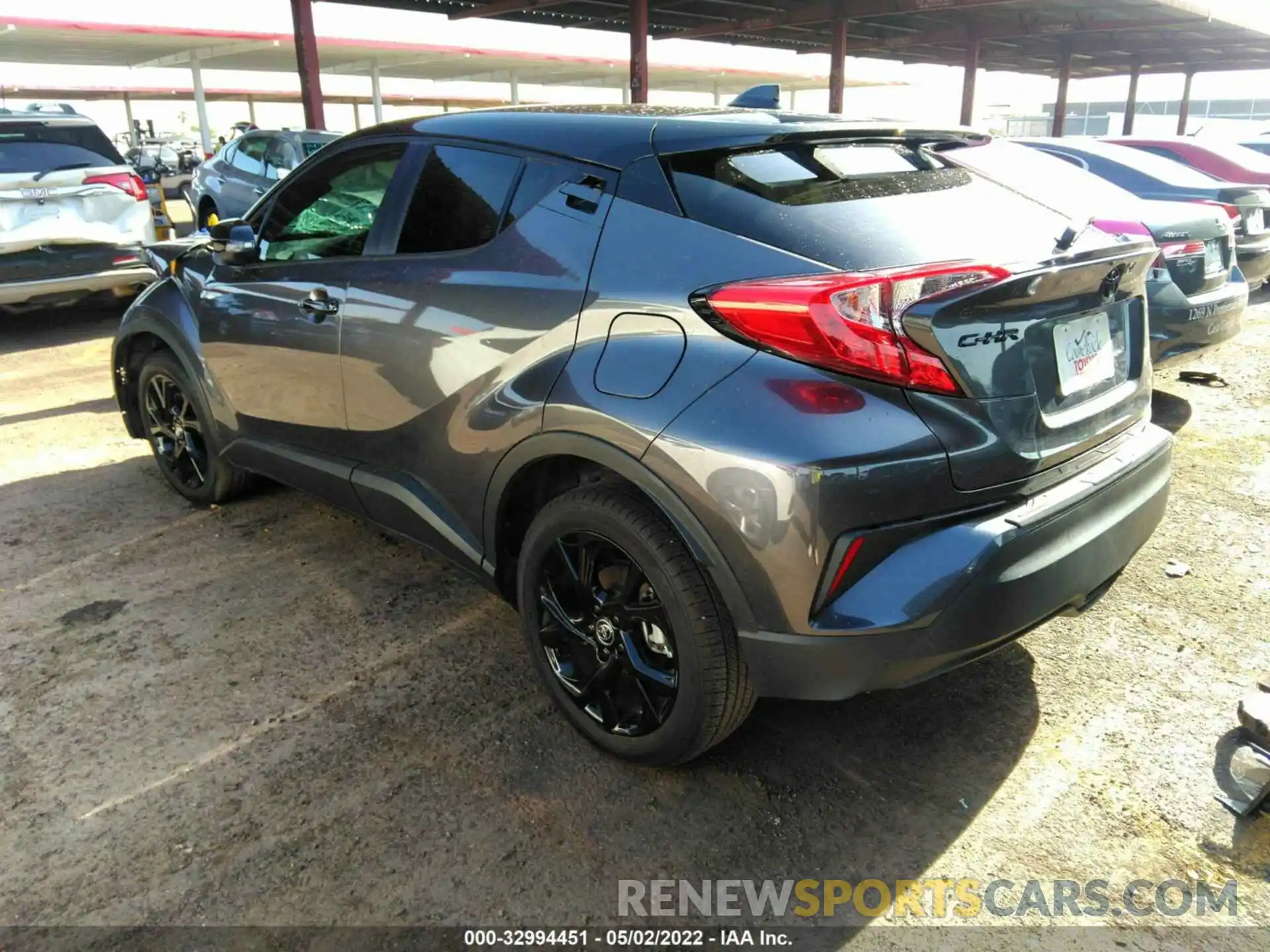 3 Photograph of a damaged car JTNKHMBX9M1121818 TOYOTA C-HR 2021