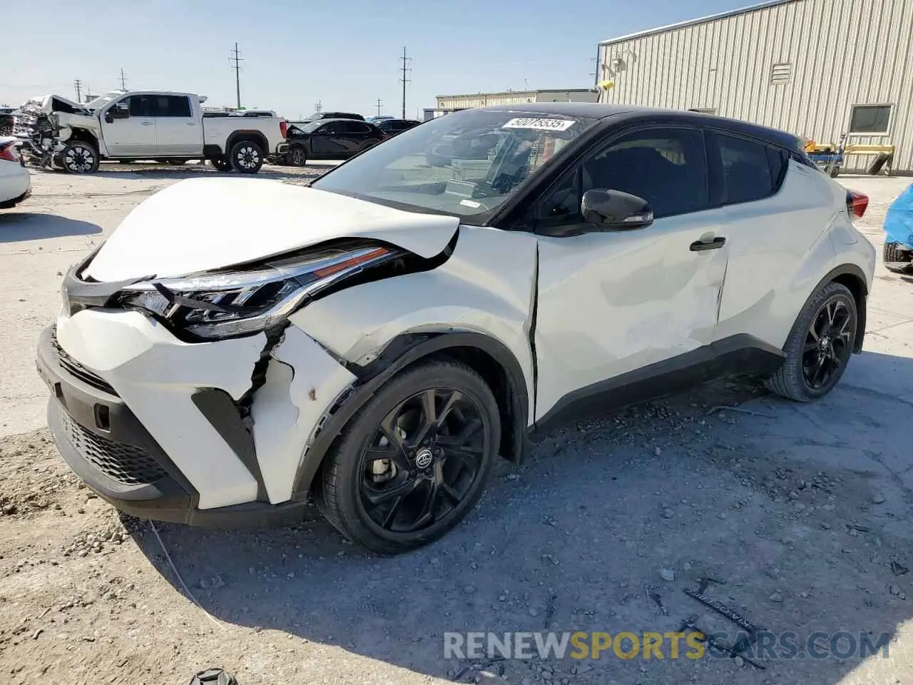1 Photograph of a damaged car JTNKHMBX9M1125433 TOYOTA C-HR 2021