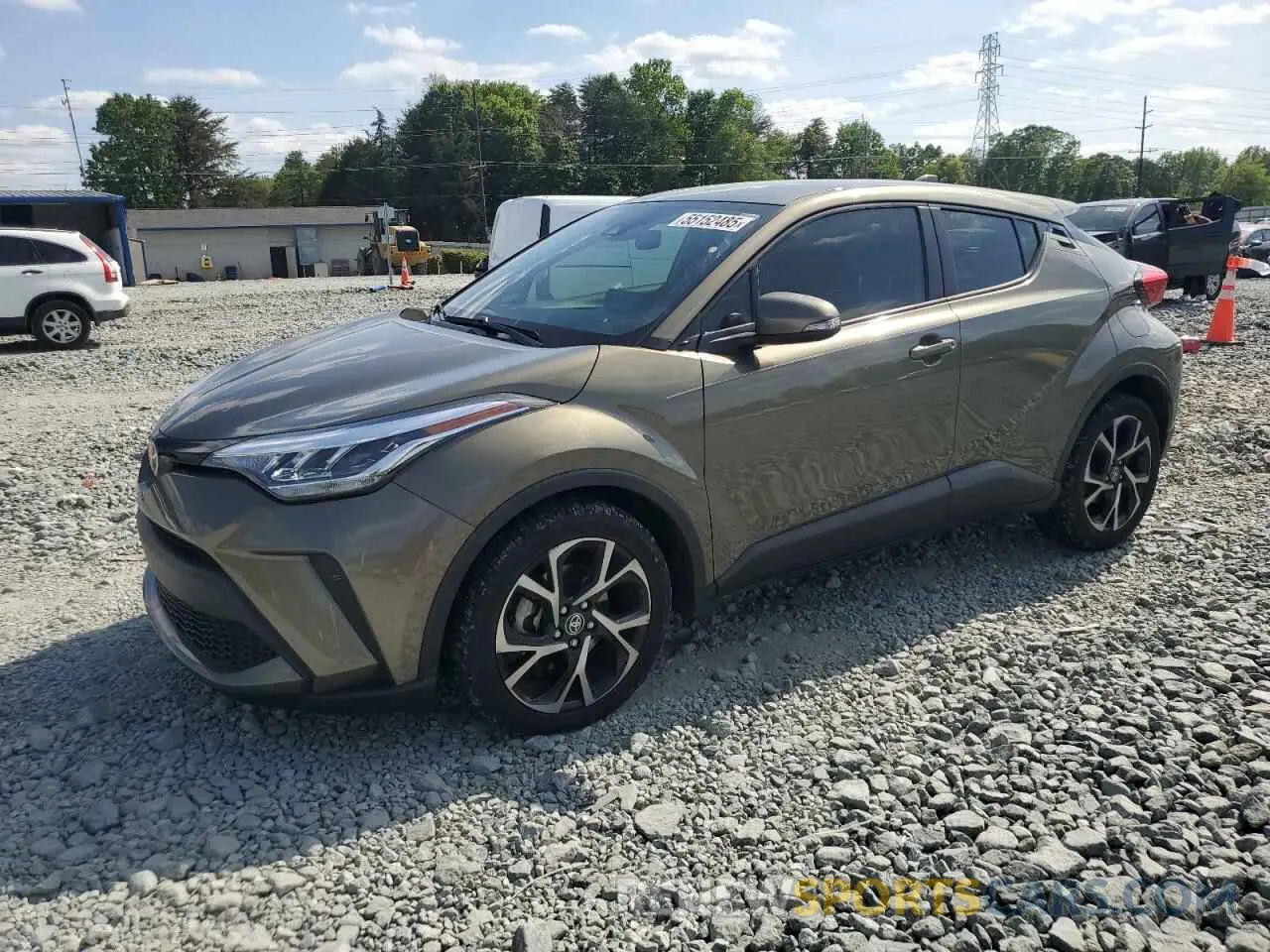 1 Photograph of a damaged car JTNKHMBXXM1099473 TOYOTA C-HR 2021