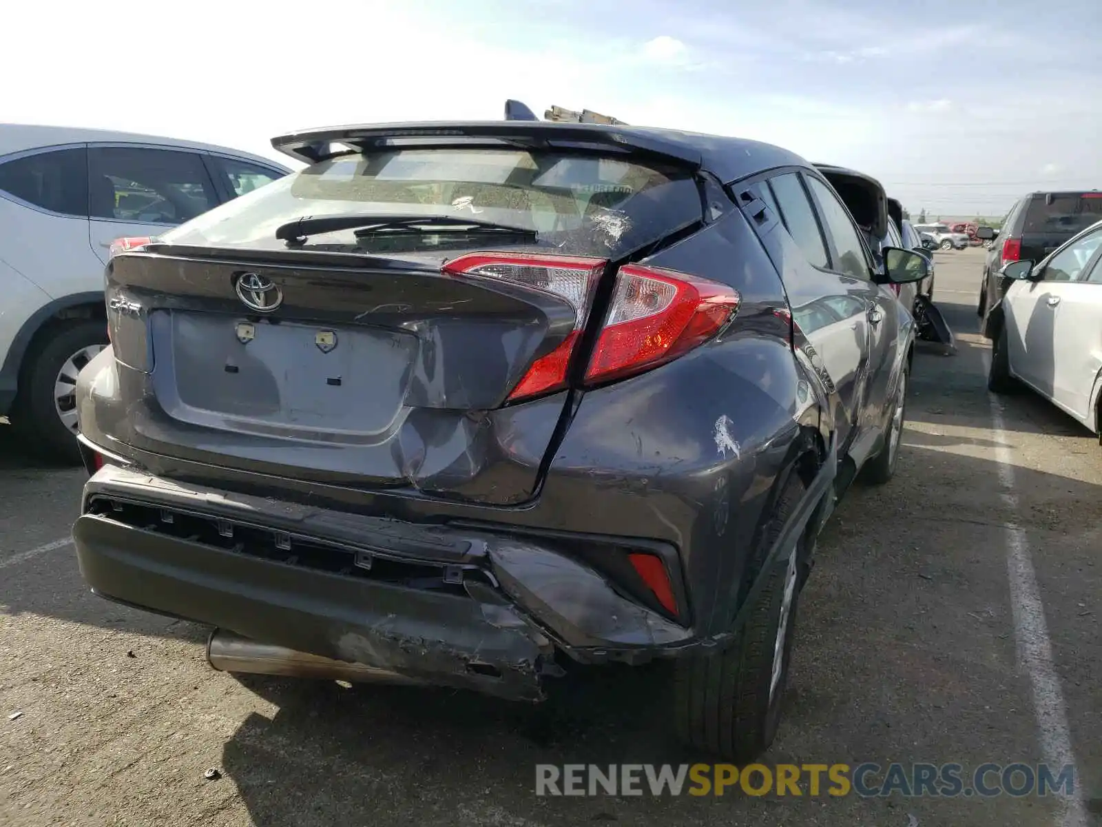 4 Photograph of a damaged car JTNKHMBXXM1100038 TOYOTA C-HR 2021