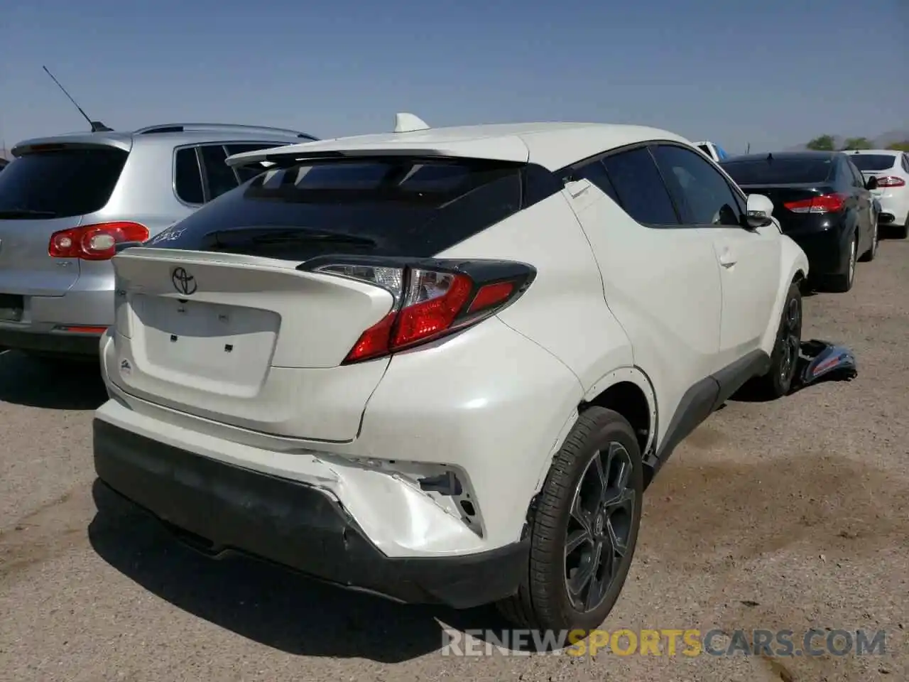 4 Photograph of a damaged car JTNKHMBXXM1100699 TOYOTA C-HR 2021