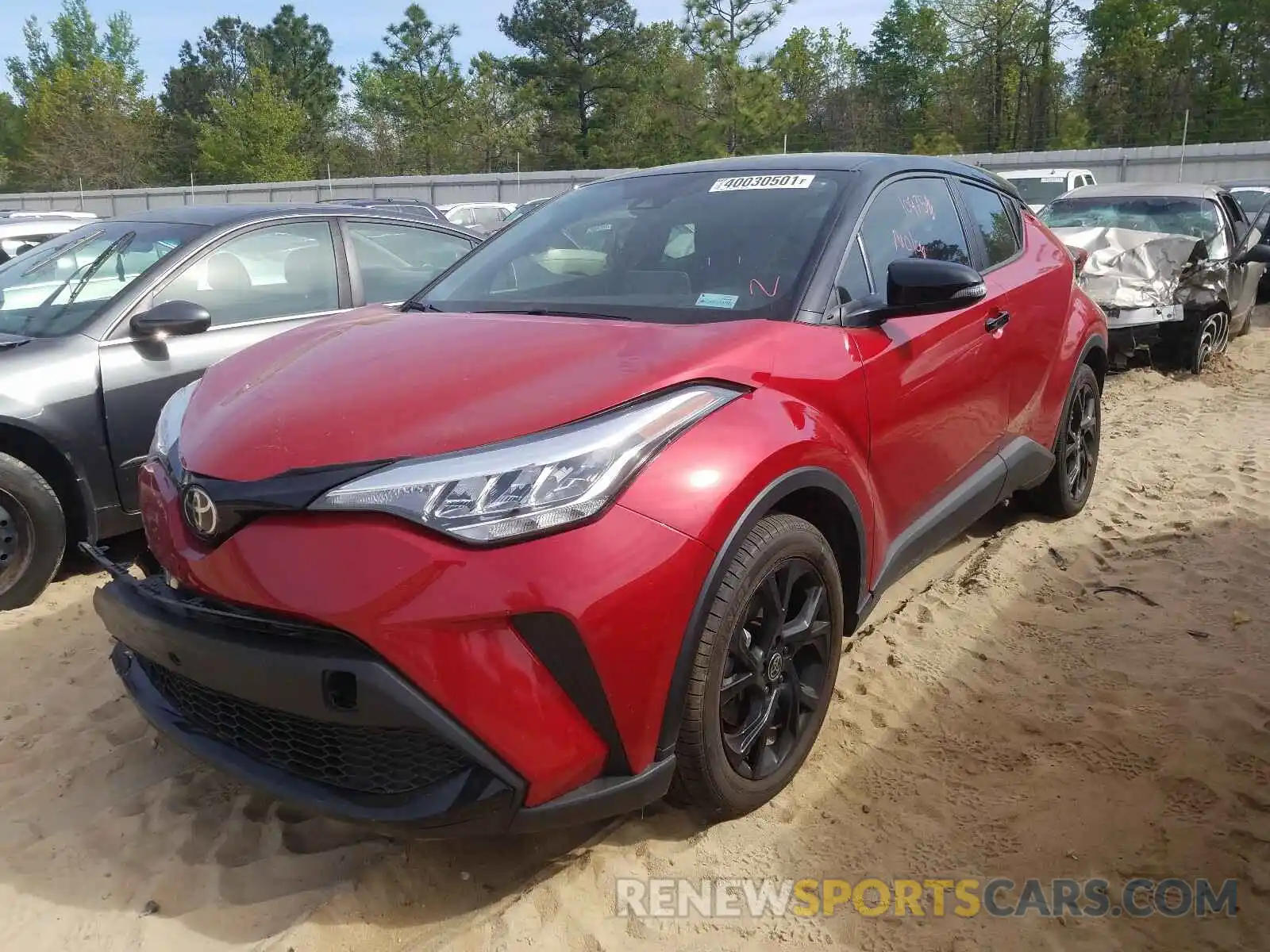 2 Photograph of a damaged car JTNKHMBXXM1104302 TOYOTA C-HR 2021