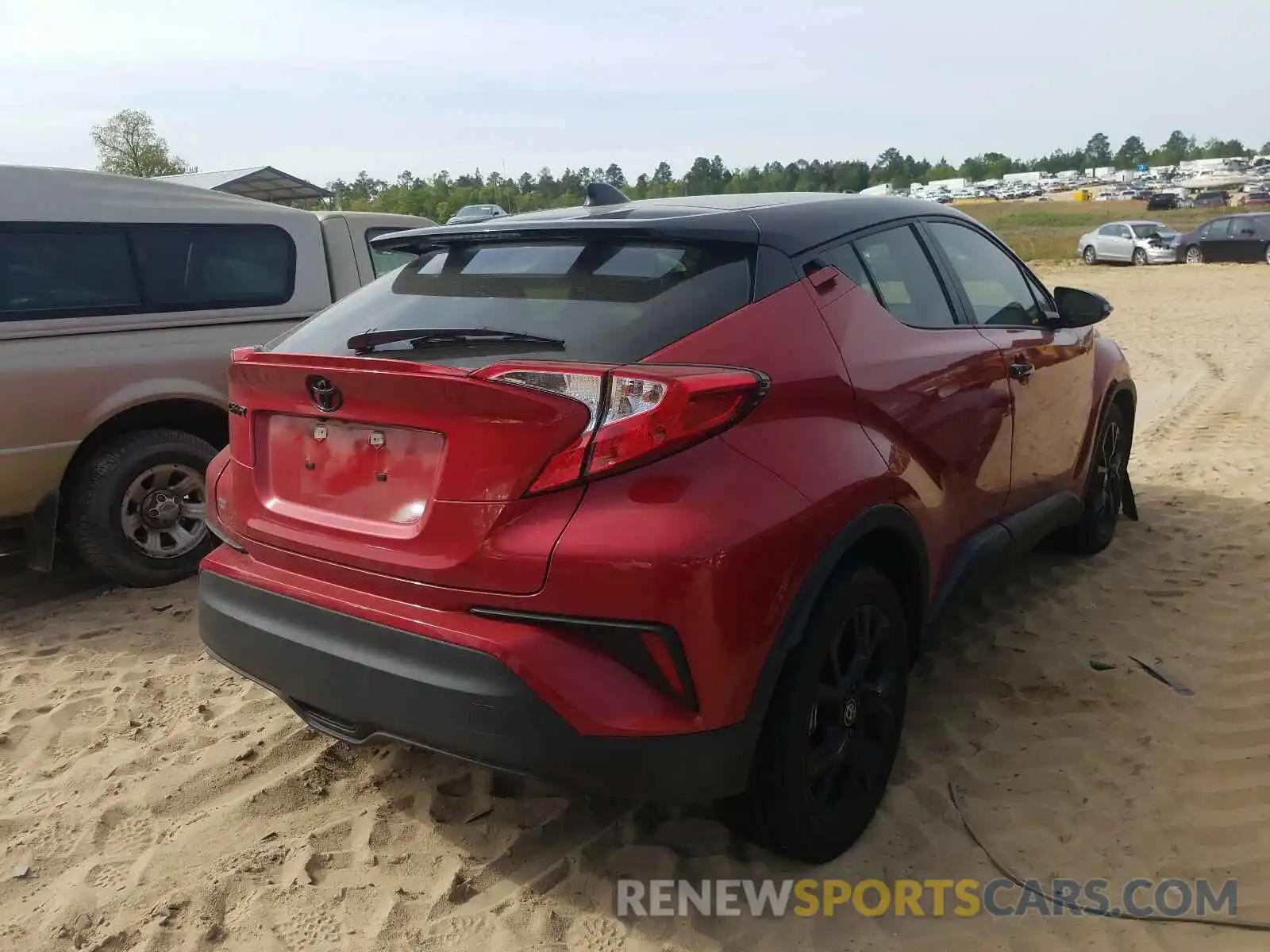 4 Photograph of a damaged car JTNKHMBXXM1104302 TOYOTA C-HR 2021