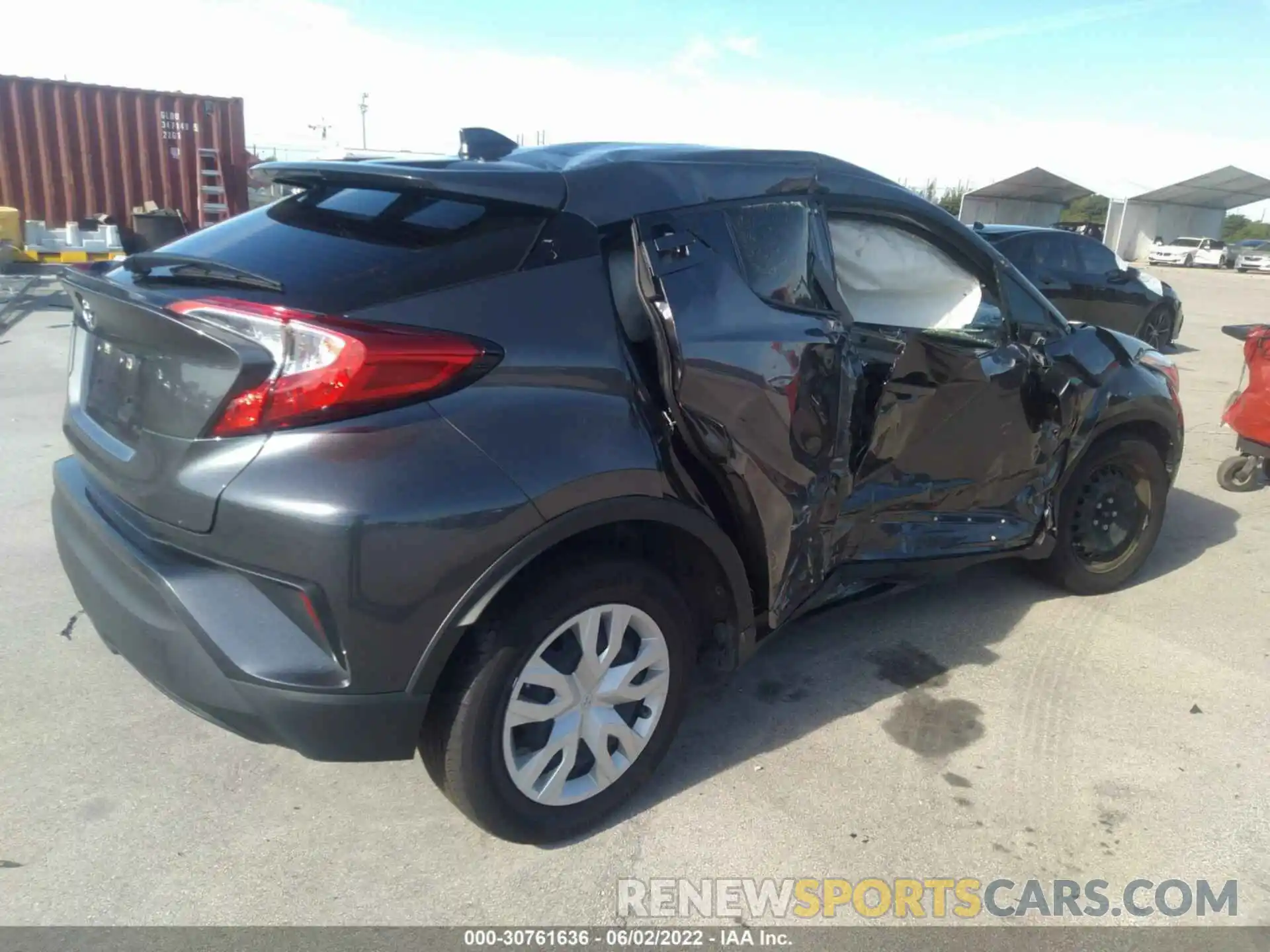 4 Photograph of a damaged car JTNKHMBXXM1105062 TOYOTA C-HR 2021