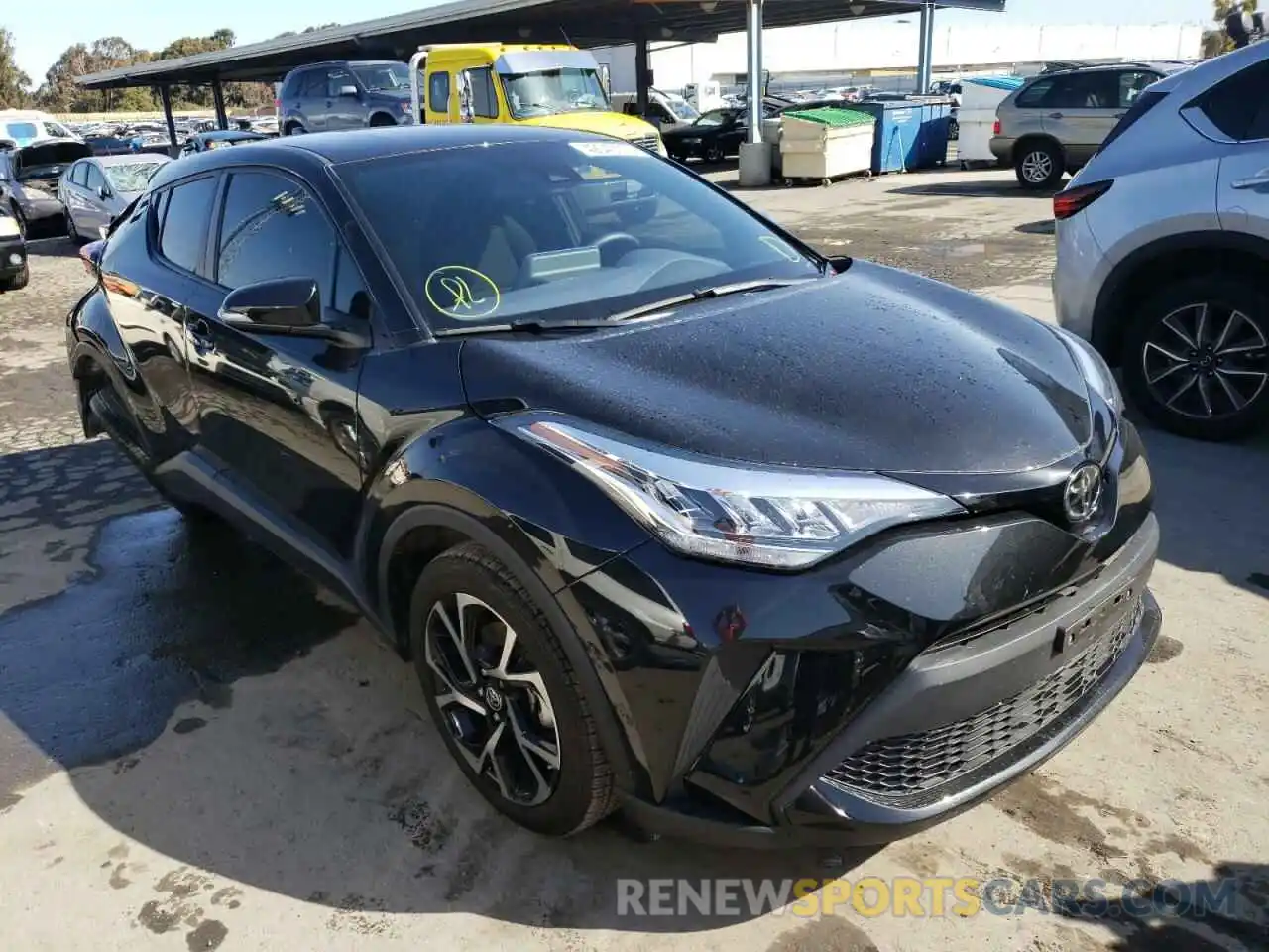 1 Photograph of a damaged car JTNKHMBXXM1105322 TOYOTA C-HR 2021