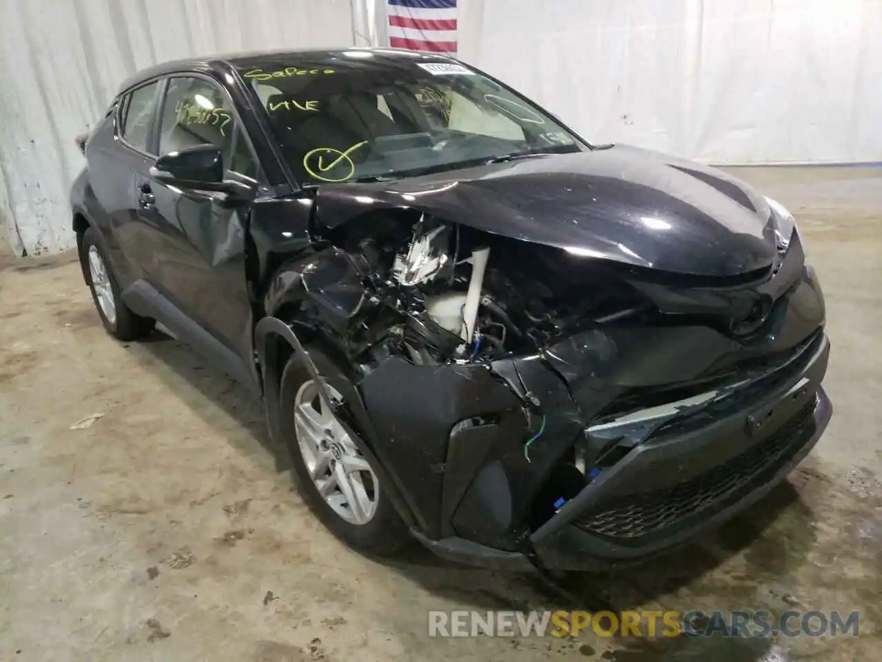 1 Photograph of a damaged car JTNKHMBXXM1106745 TOYOTA C-HR 2021