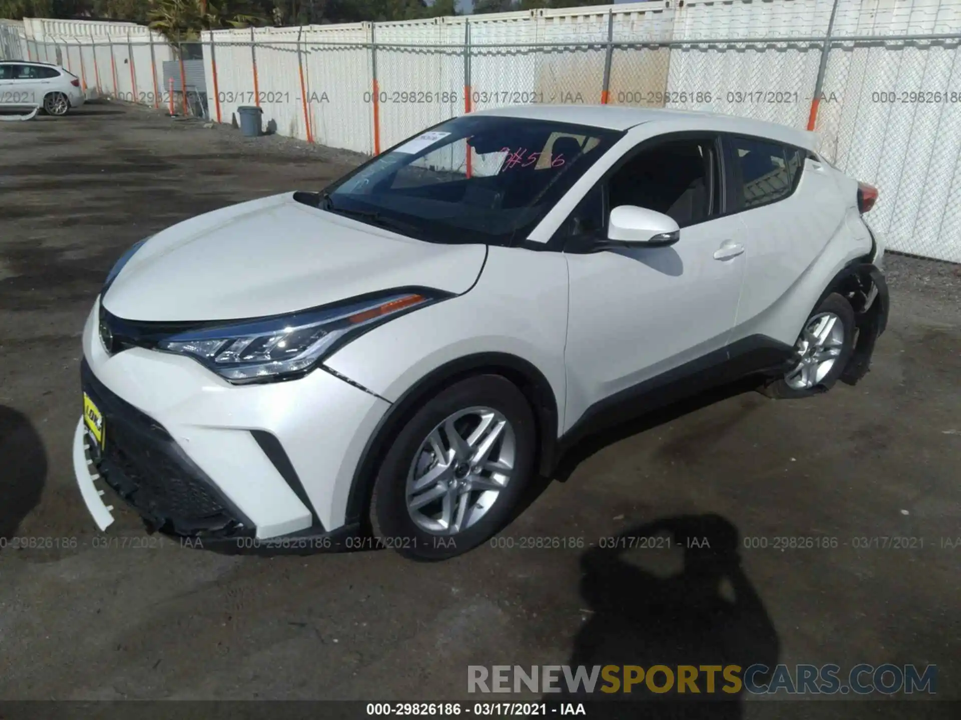 2 Photograph of a damaged car JTNKHMBXXM1108060 TOYOTA C-HR 2021