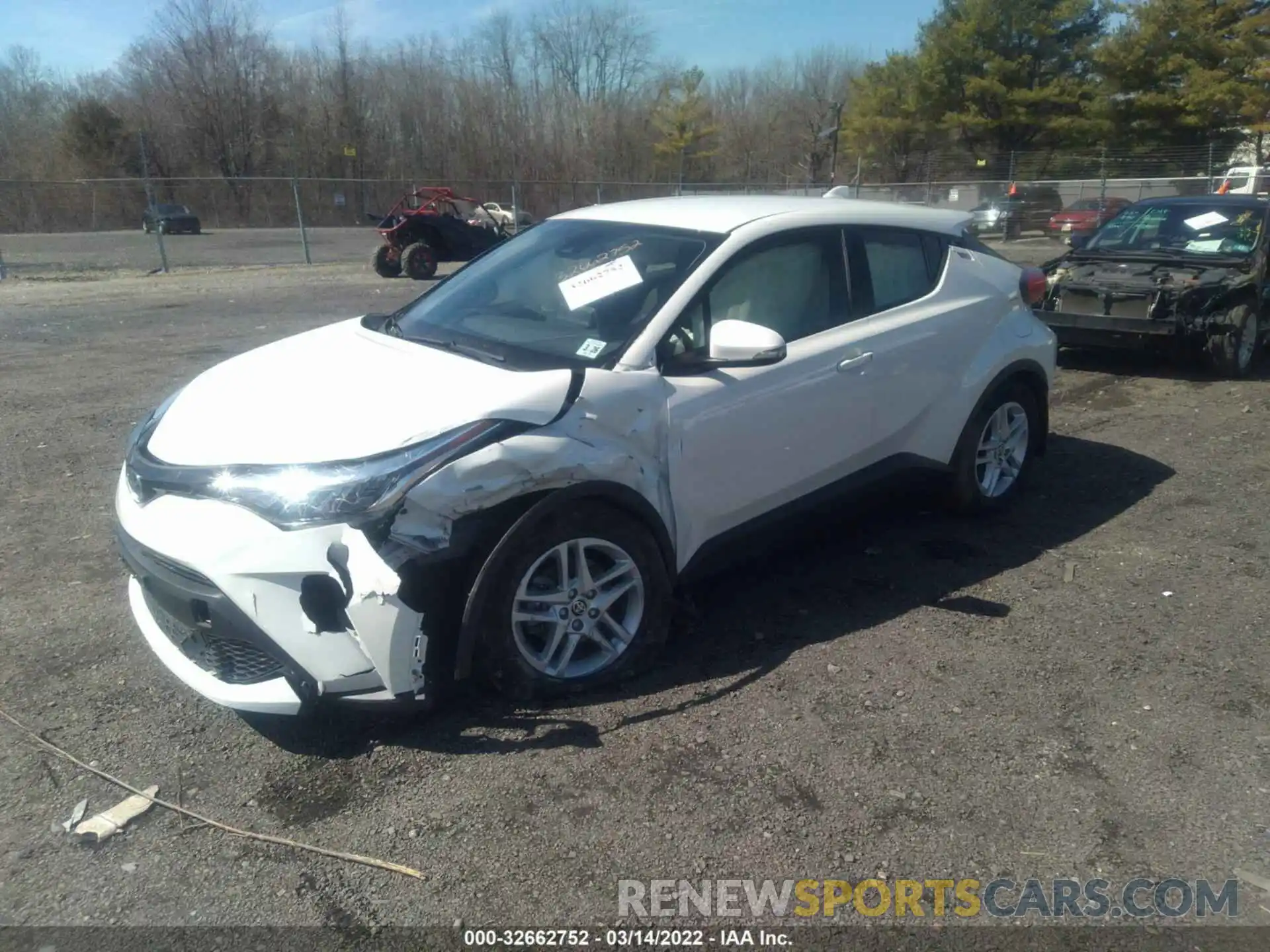 2 Photograph of a damaged car JTNKHMBXXM1108432 TOYOTA C-HR 2021