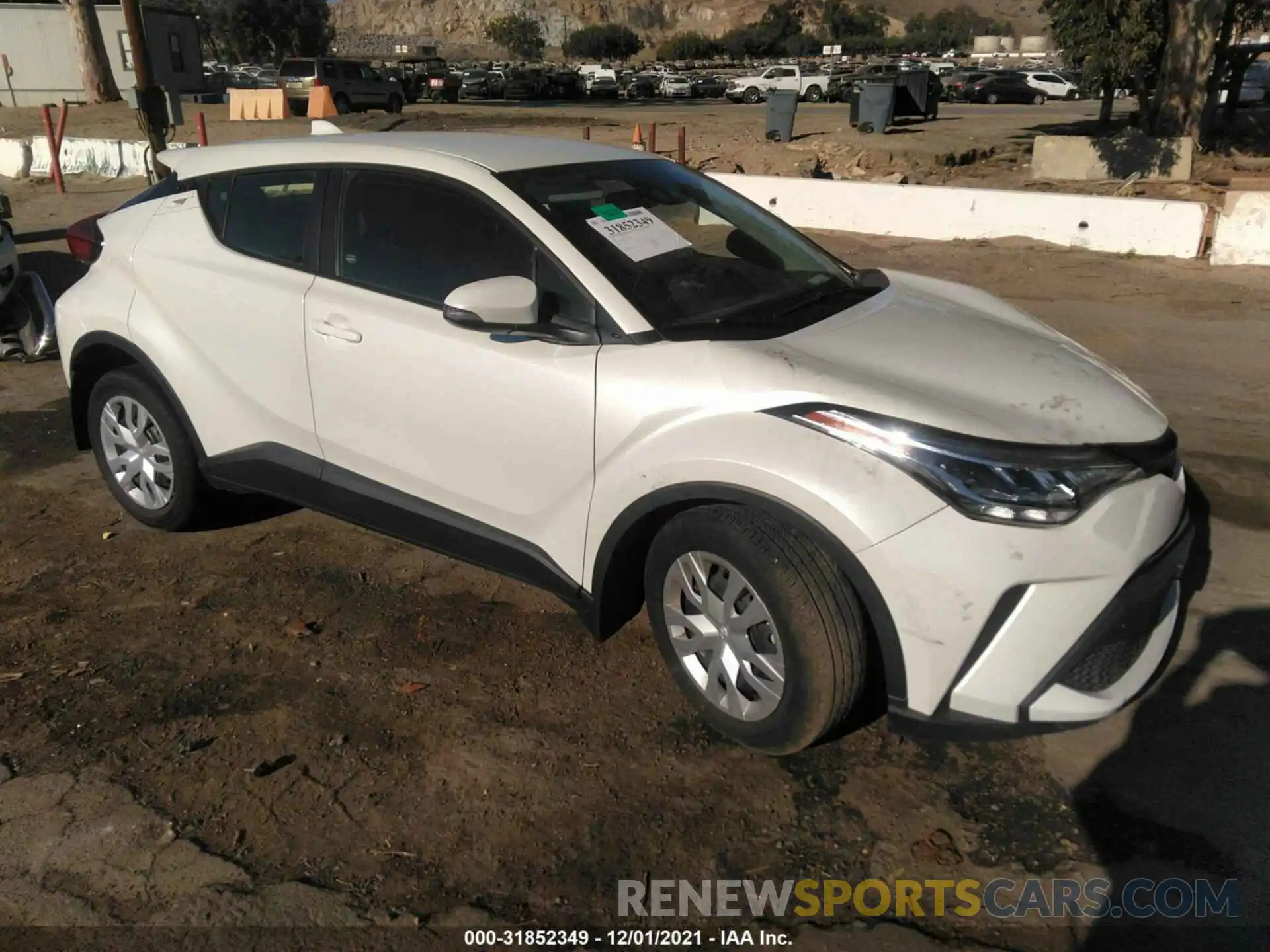 1 Photograph of a damaged car JTNKHMBXXM1109161 TOYOTA C-HR 2021