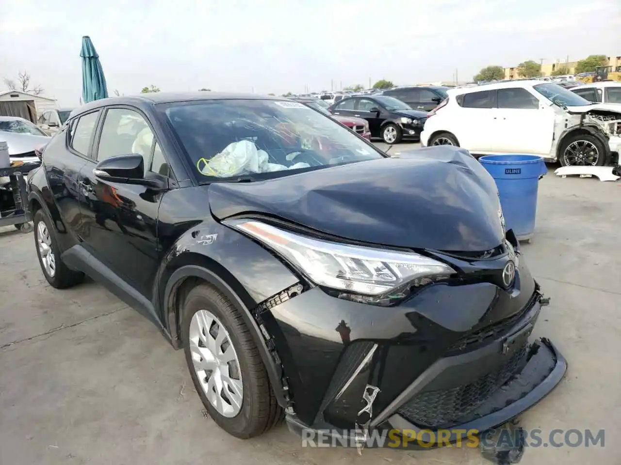 1 Photograph of a damaged car JTNKHMBXXM1110083 TOYOTA C-HR 2021