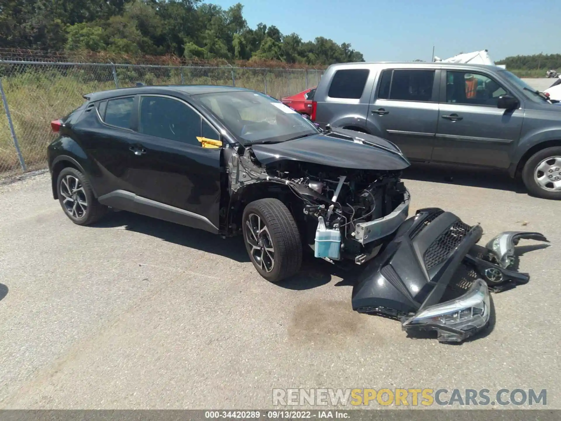 1 Photograph of a damaged car JTNKHMBXXM1110097 TOYOTA C-HR 2021