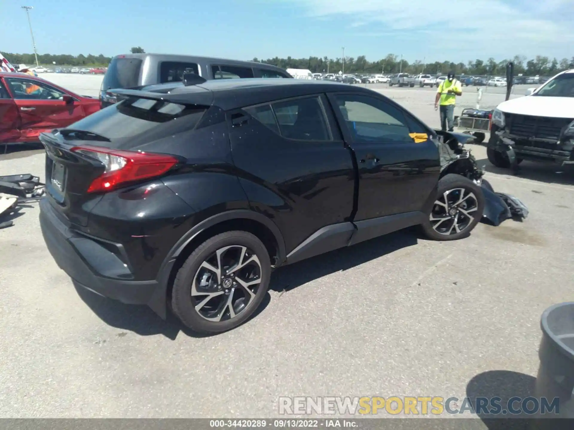 4 Photograph of a damaged car JTNKHMBXXM1110097 TOYOTA C-HR 2021