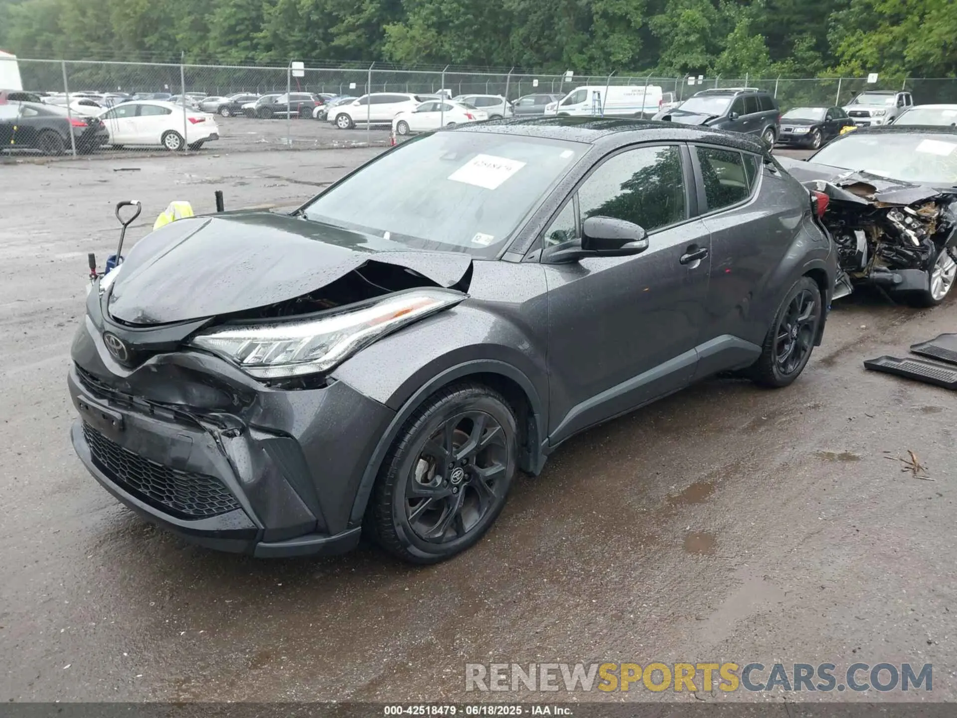 2 Photograph of a damaged car JTNKHMBXXM1111296 TOYOTA C-HR 2021