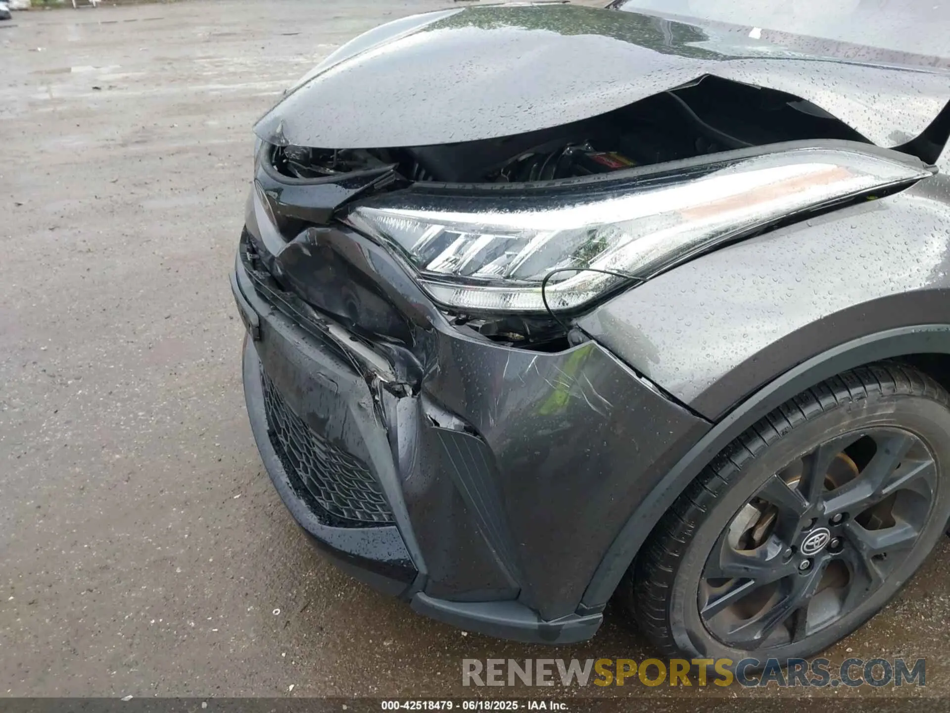 6 Photograph of a damaged car JTNKHMBXXM1111296 TOYOTA C-HR 2021