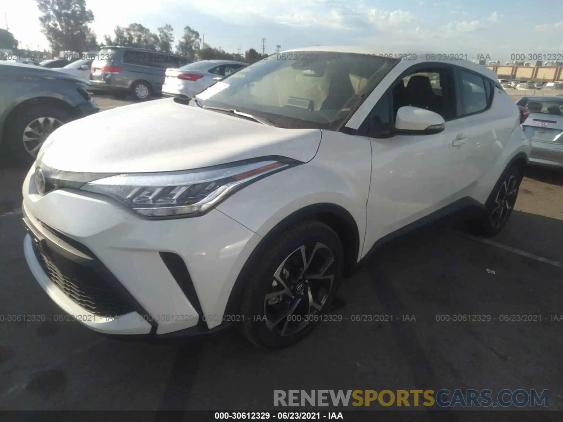 2 Photograph of a damaged car JTNKHMBXXM1114862 TOYOTA C-HR 2021