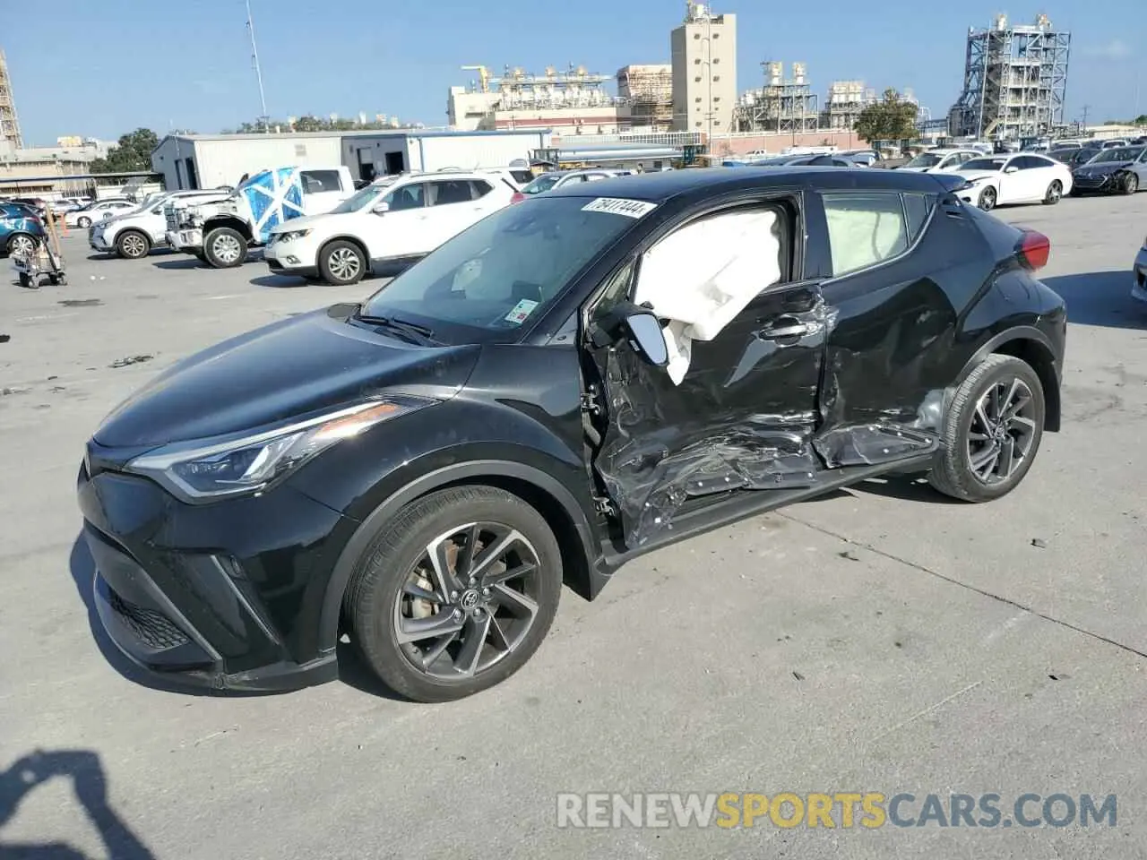 1 Photograph of a damaged car JTNKHMBXXM1116790 TOYOTA C-HR 2021