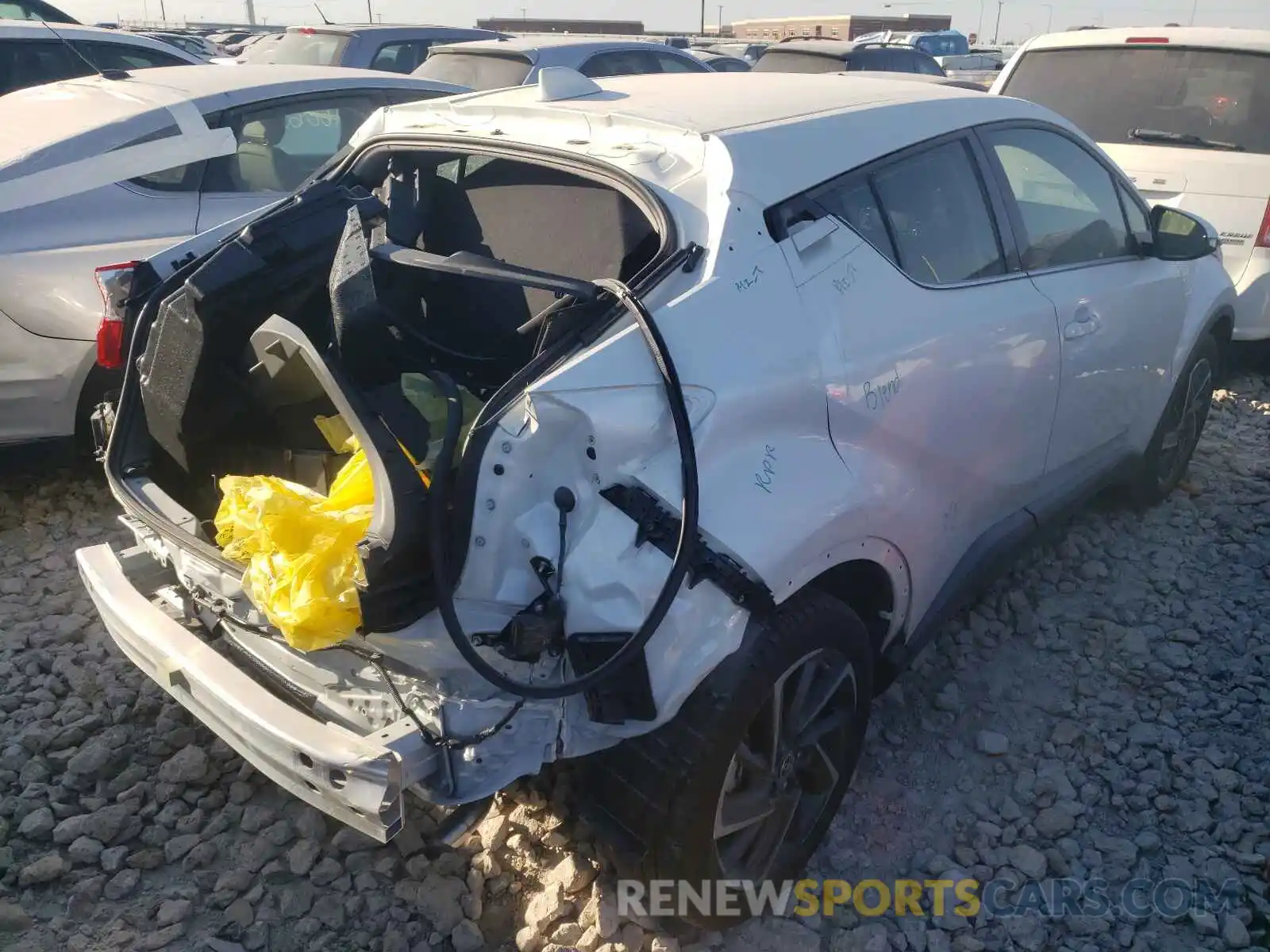 4 Photograph of a damaged car JTNKHMBXXM1120211 TOYOTA C-HR 2021