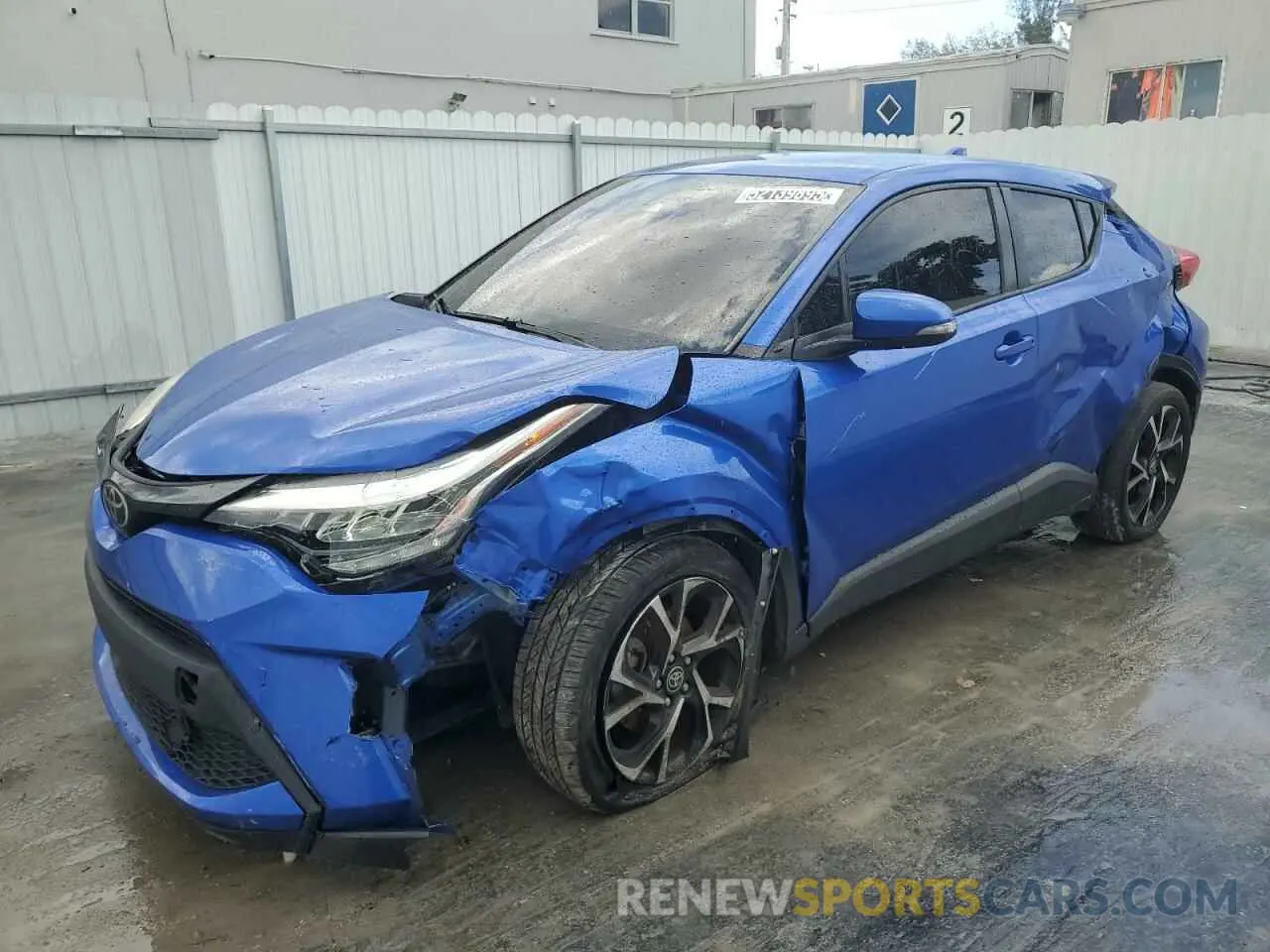 1 Photograph of a damaged car NMTKHMBX0MR120904 TOYOTA C-HR 2021