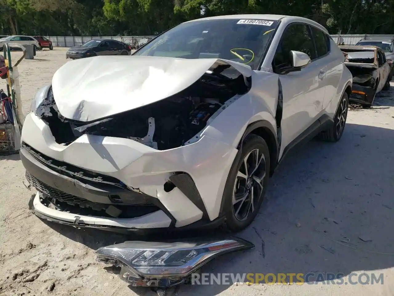 2 Photograph of a damaged car NMTKHMBX0MR123995 TOYOTA C-HR 2021