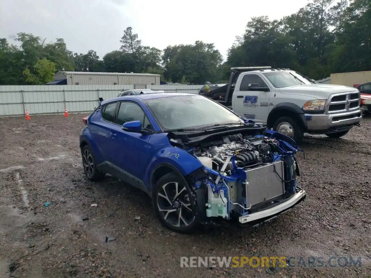 1 Photograph of a damaged car NMTKHMBX0MR129697 TOYOTA C-HR 2021