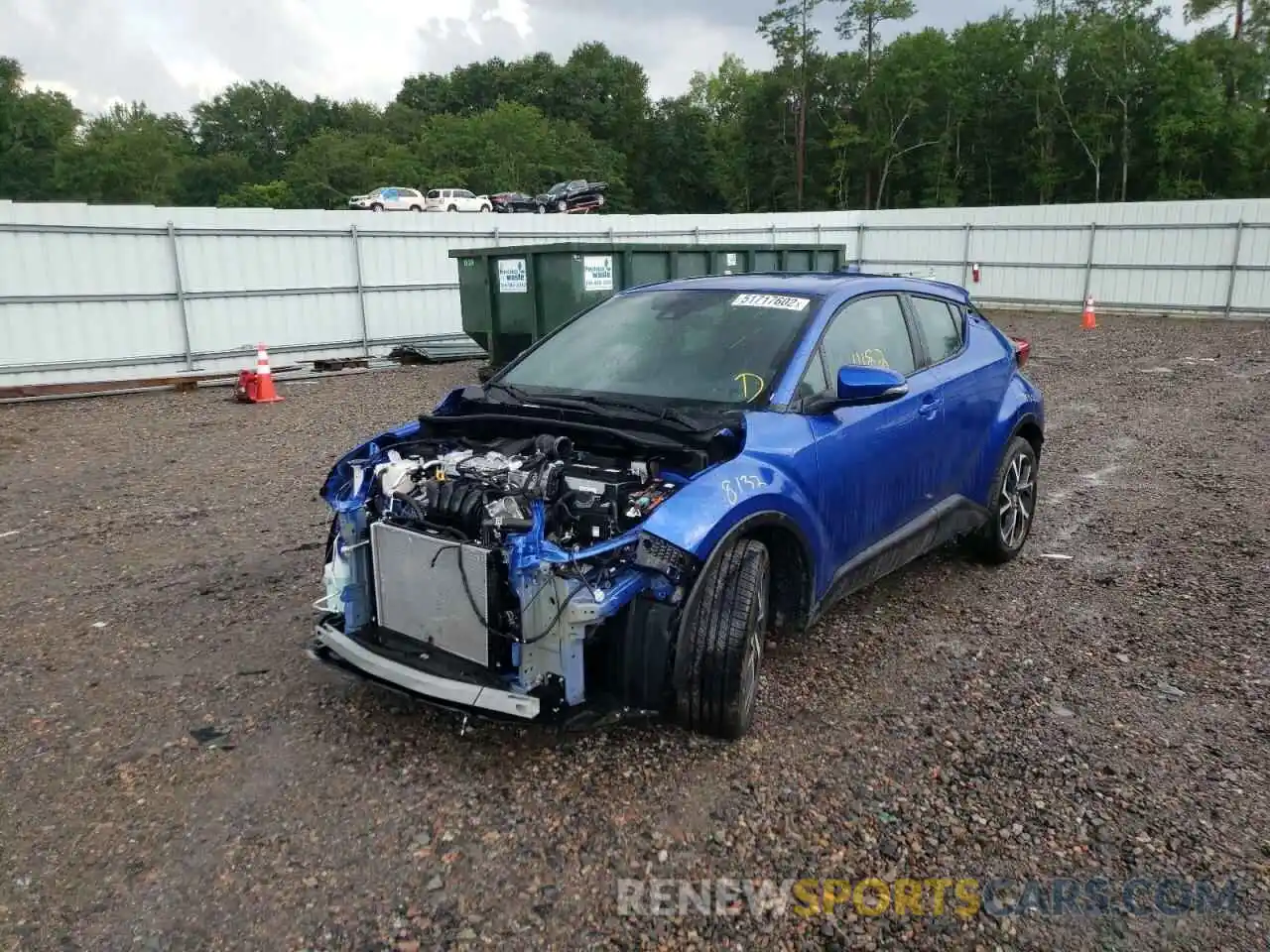 2 Photograph of a damaged car NMTKHMBX0MR129697 TOYOTA C-HR 2021