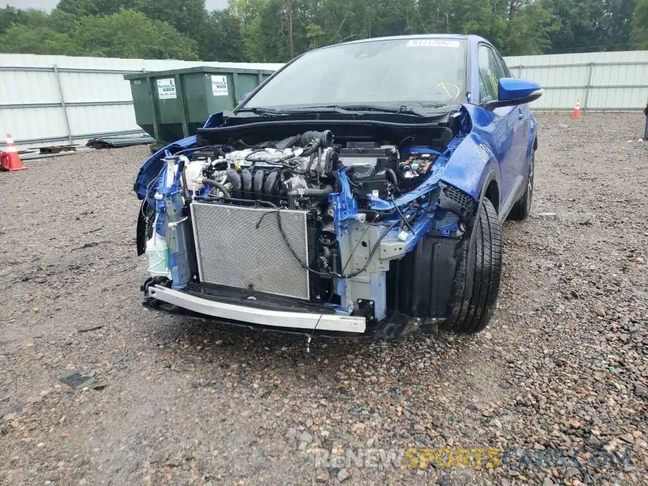 9 Photograph of a damaged car NMTKHMBX0MR129697 TOYOTA C-HR 2021