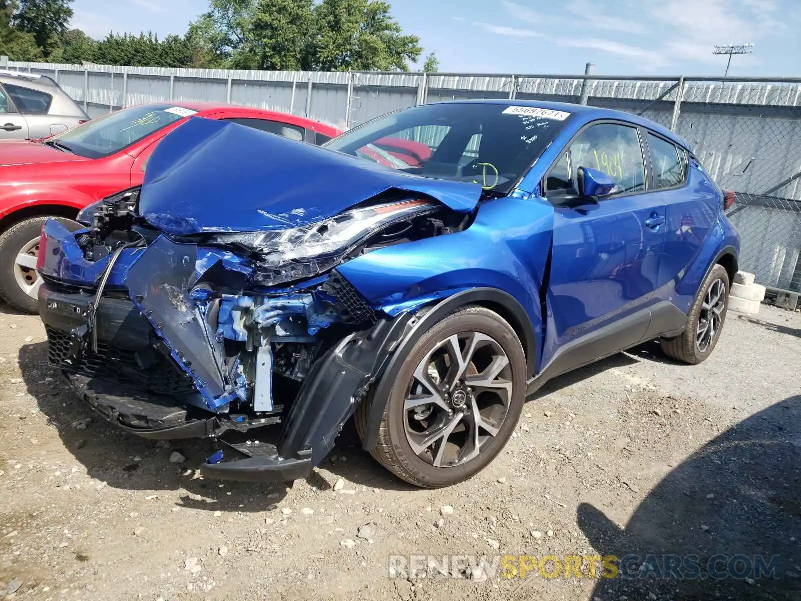 2 Photograph of a damaged car NMTKHMBX0MR130347 TOYOTA C-HR 2021