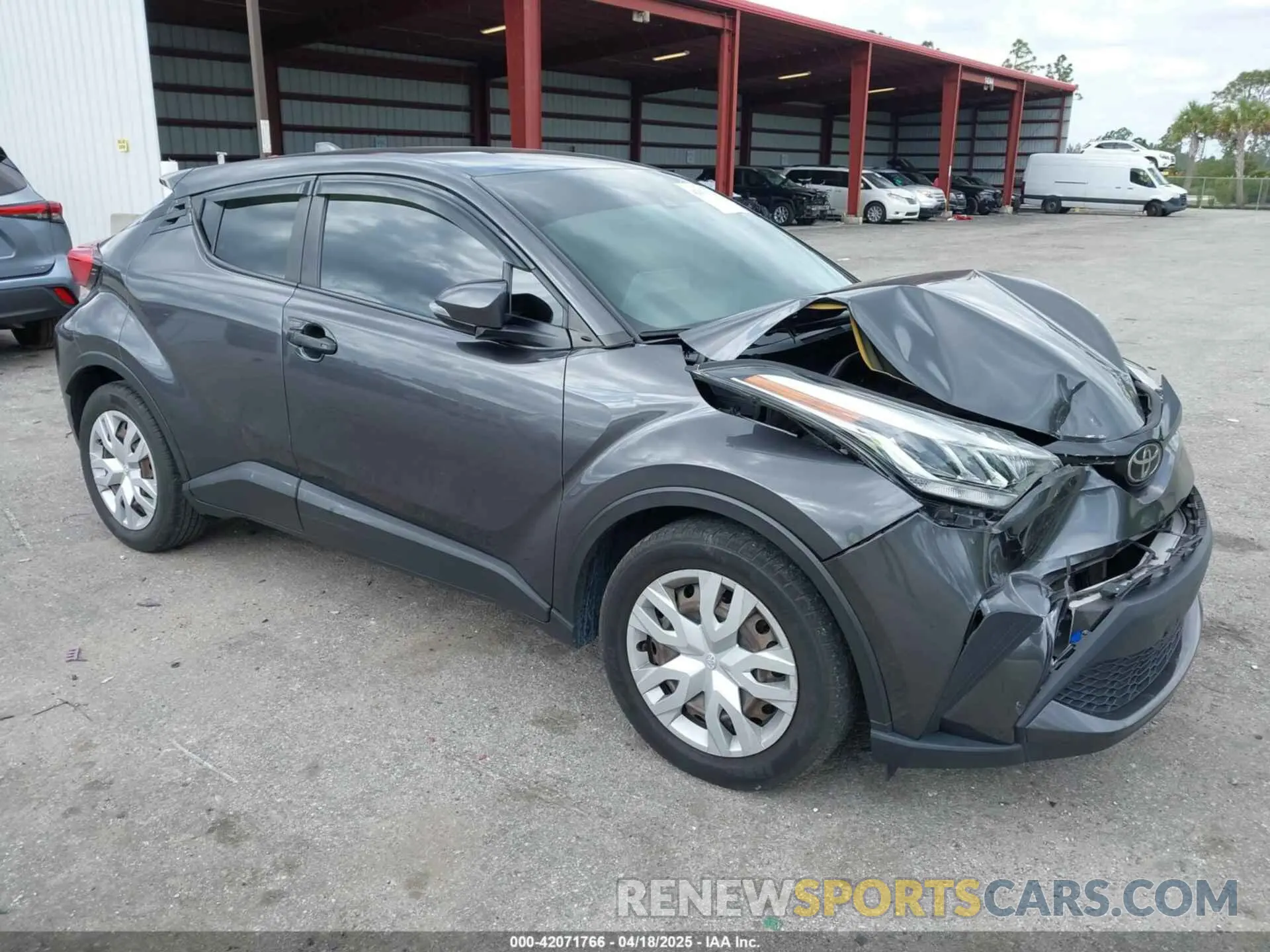 1 Photograph of a damaged car NMTKHMBX0MR135693 TOYOTA C-HR 2021