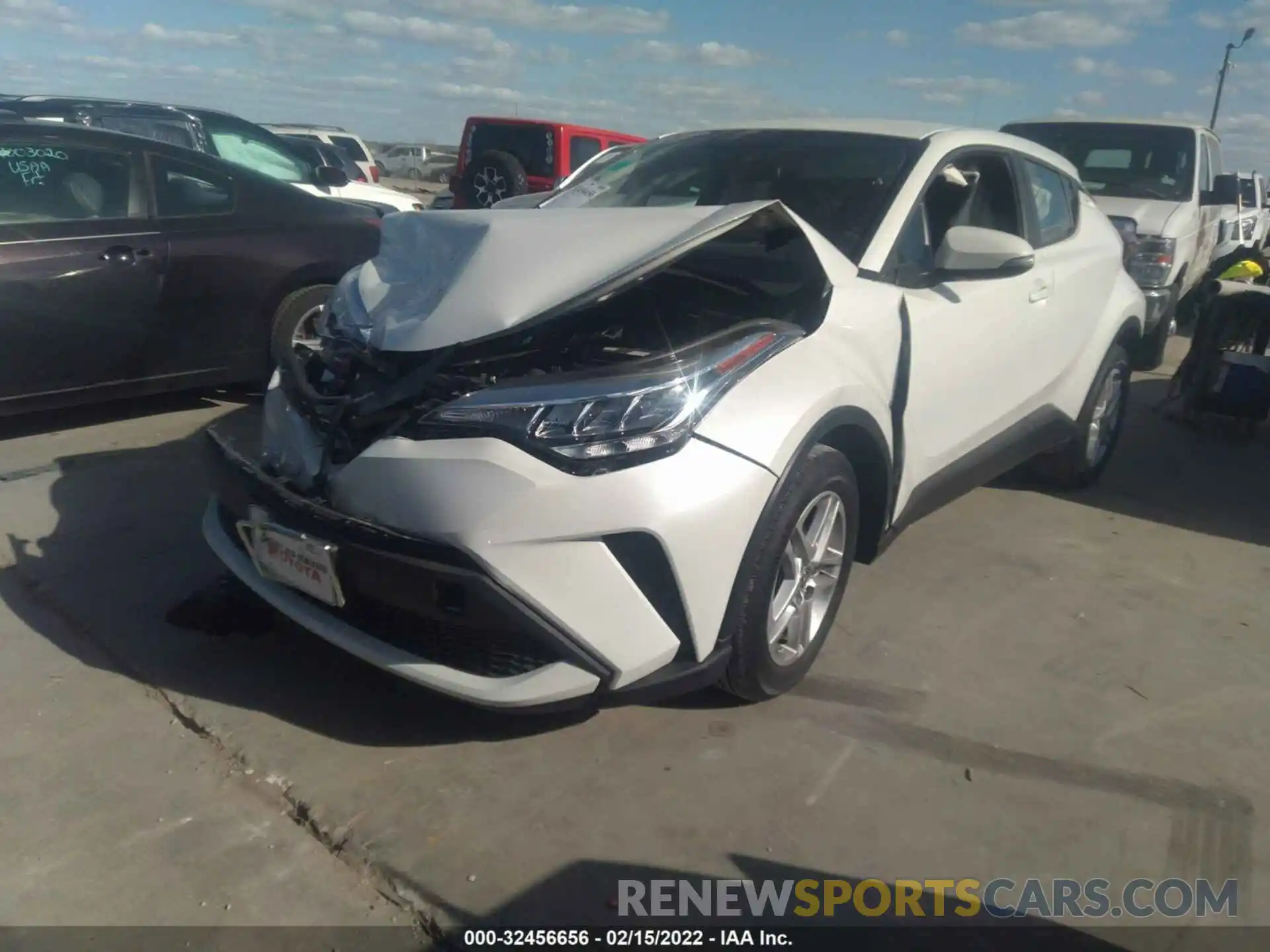 2 Photograph of a damaged car NMTKHMBX0MR136861 TOYOTA C-HR 2021